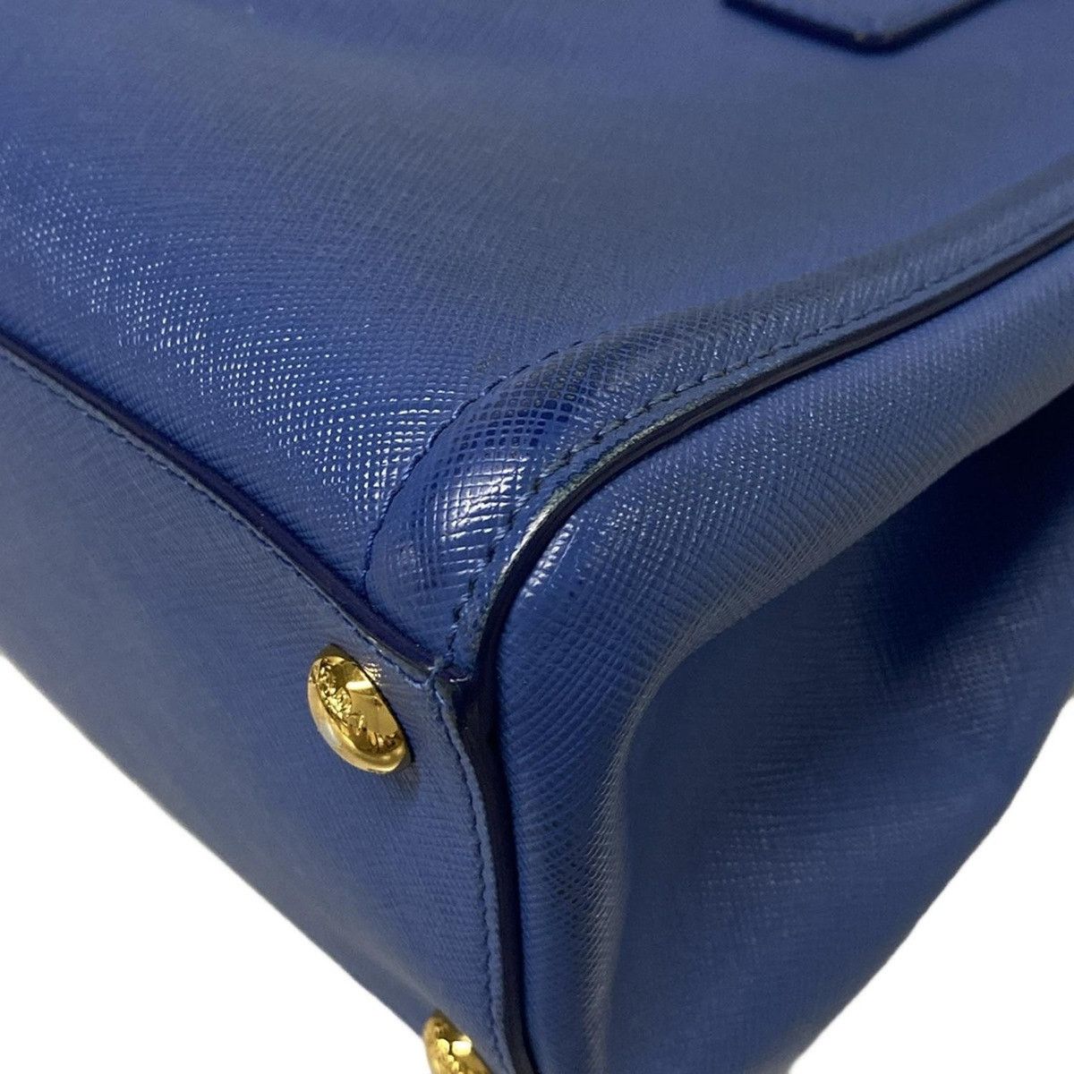 Prada PRADA Triangle Logo Tote Bag BN2608 Saffiano Lux (Leather) Size ONE SIZE - 9 Thumbnail