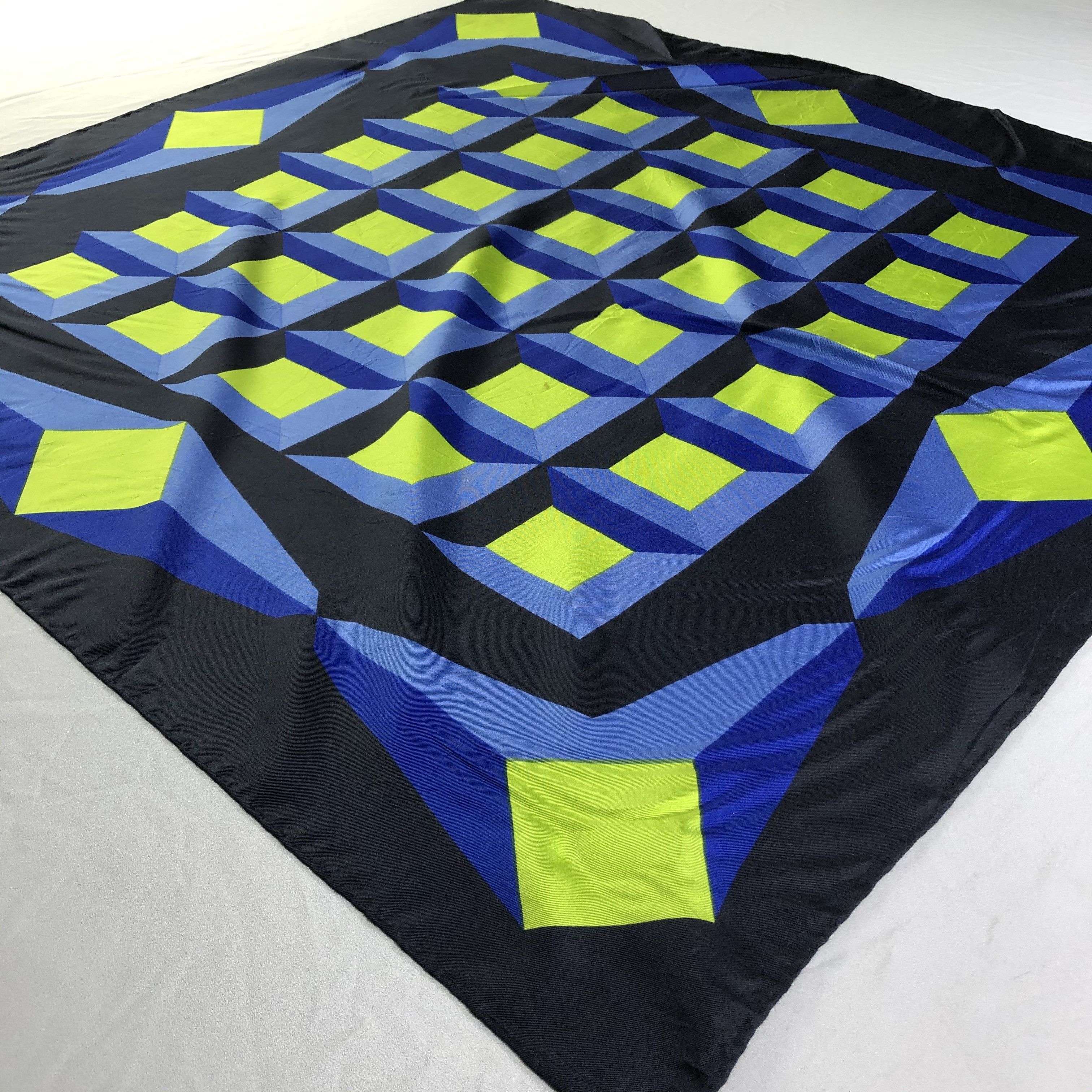 Vintage Vintage Silk Scarf Size ONE SIZE - 3 Thumbnail