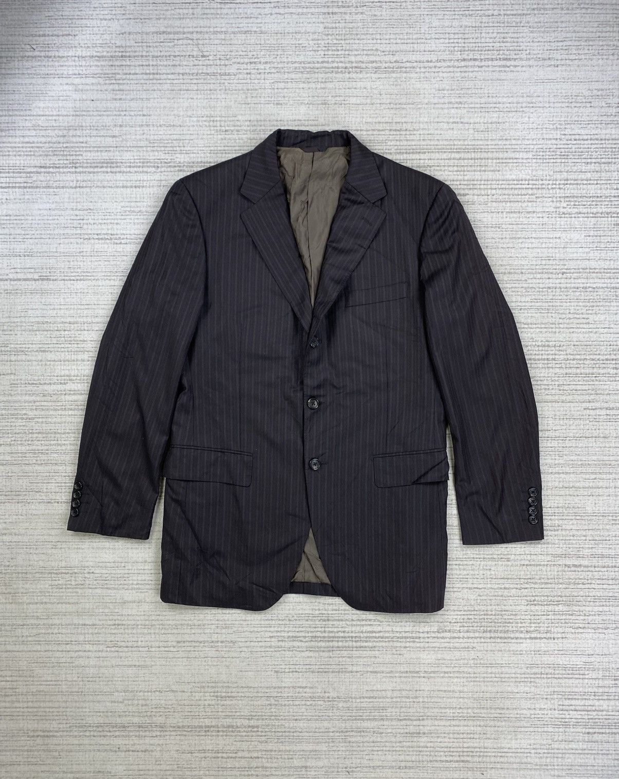 Loro Piana × Vintage Vintage D’urban X Loro Piana Striped Blazer Jacket Size US M / EU 48-50 / 2 - 1 Thumbnail