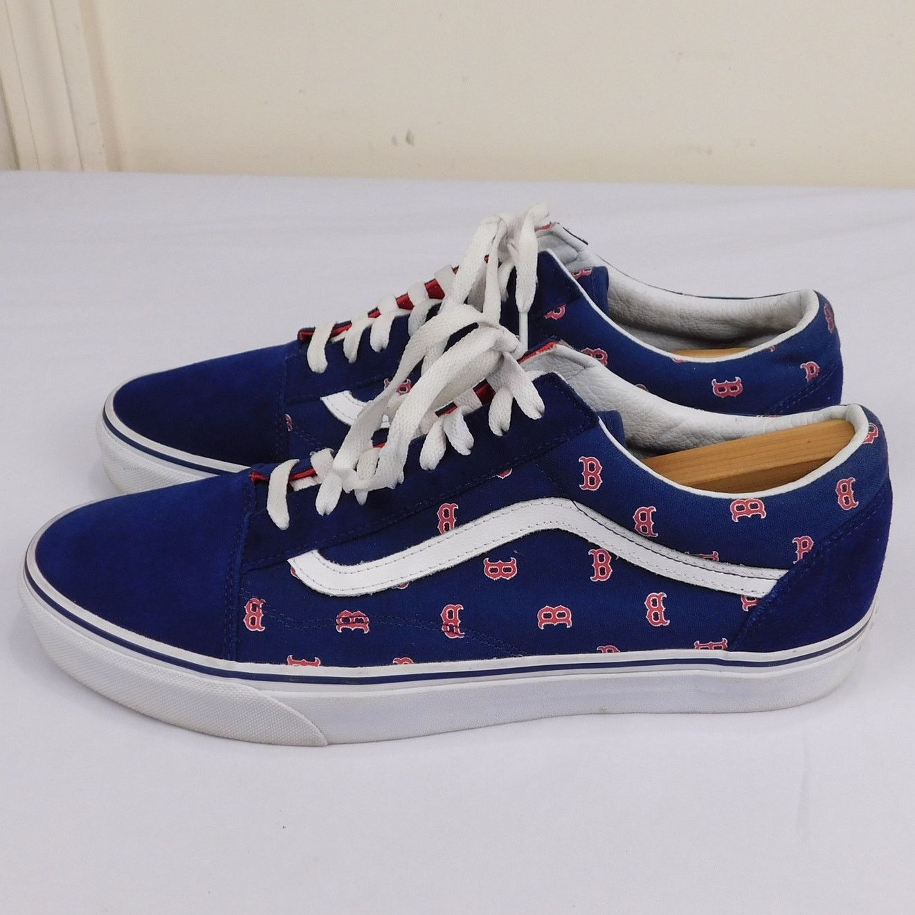 Vans Vans Old Skool Boston Red Sox Sneakers Mens Size 11.5 Size US 11.5 / EU 44-45 - 4 Thumbnail