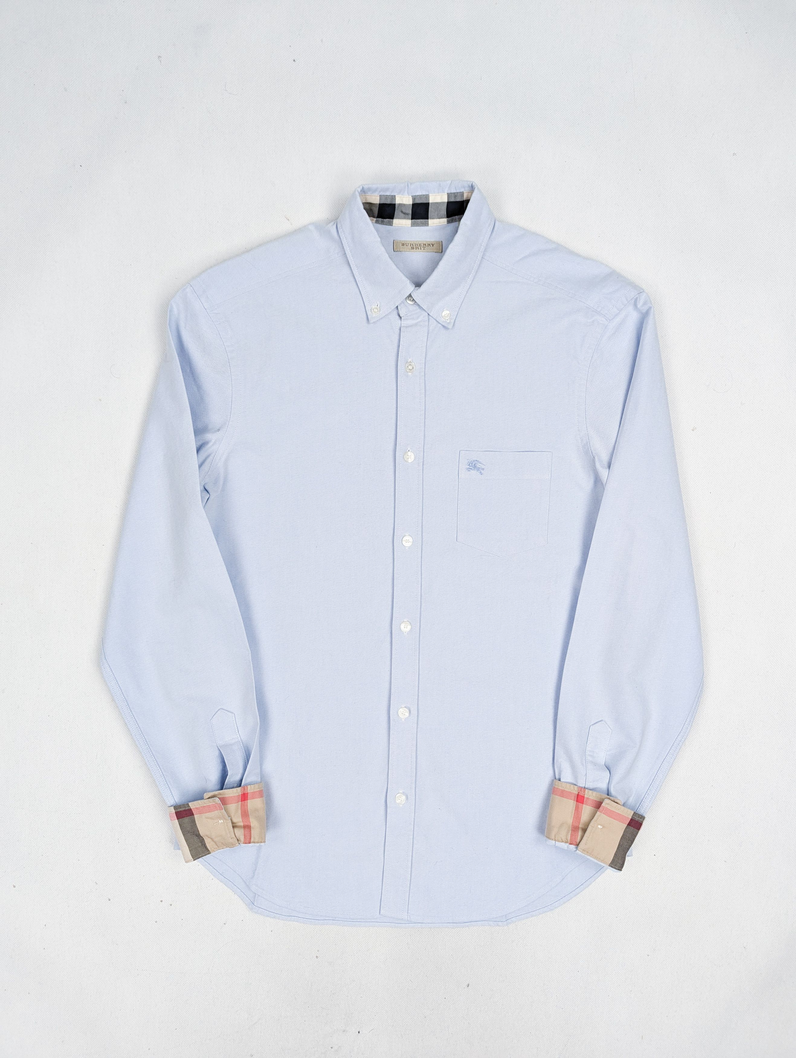 Burberry Burberry baby blue shirt nova check S Size US S / EU 44-46 / 1 - 1 Thumbnail