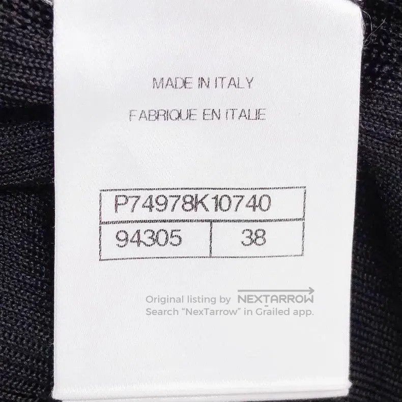 Chanel Chanel 23S black ruffled V-neck short sleeves Size XS / US 0-2 / IT 36-38 - 6 Thumbnail