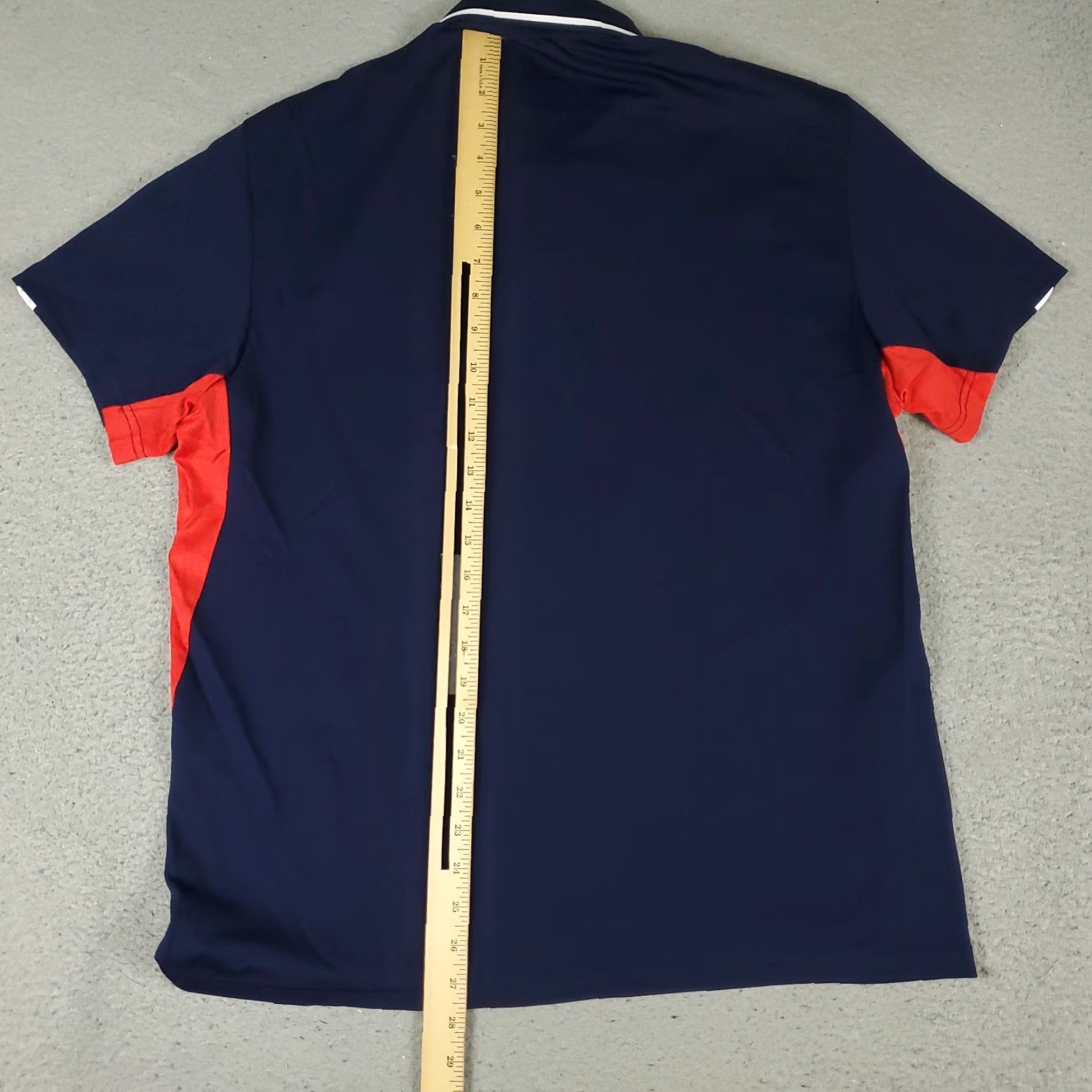 RLX Ralph Lauren RLX Ralph Lauren Polo Shirt Mens Large Navy Blue Golf Short Sleeve Shirt Mens Large Polo Navy Blueside? Size US L / EU 52-54 / 3 - 4 Thumbnail