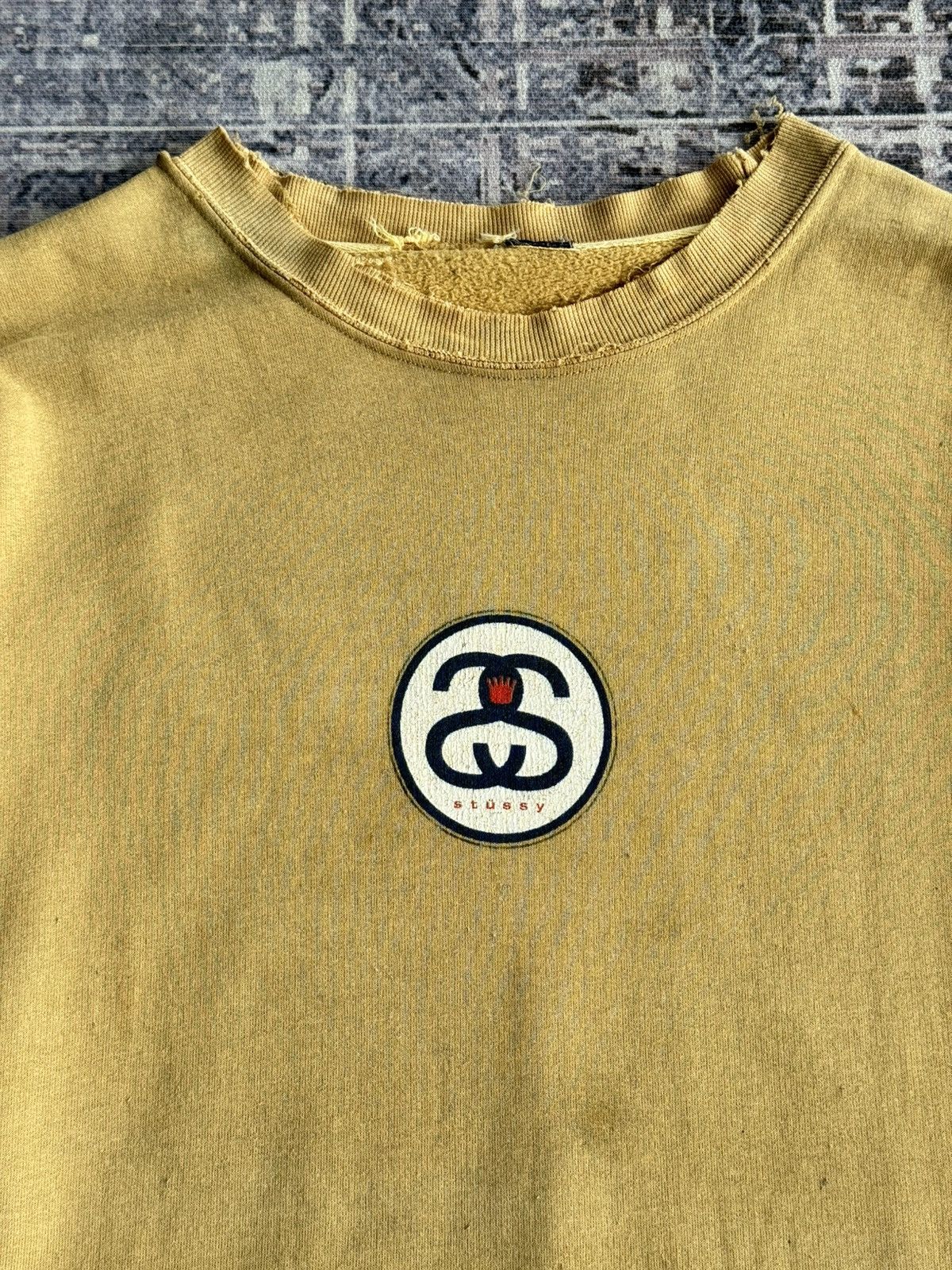 Stussy Vintage Stussy Trashed 80s OG Logo Crewneck Size US L / EU 52-54 / 3 - 2 Thumbnail