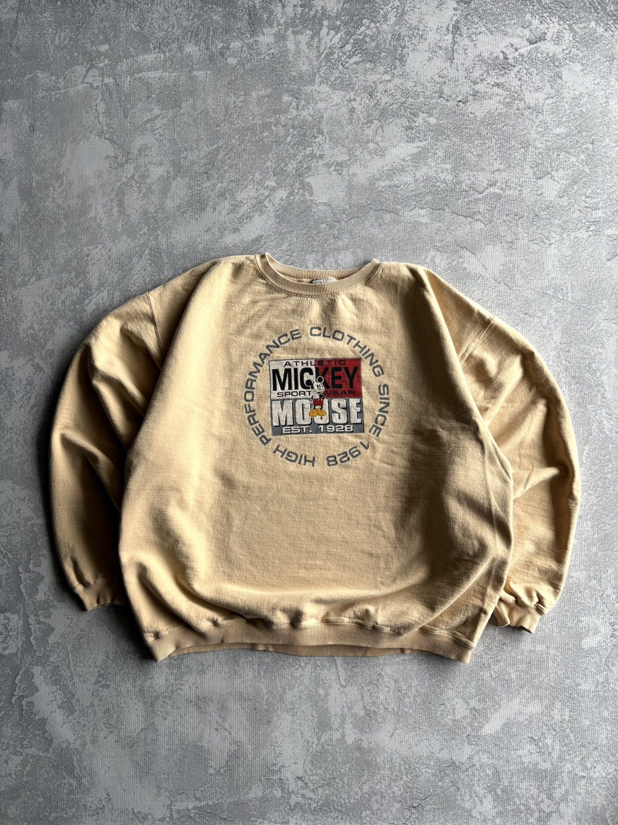 Disney Vintage 90s Disney Mickey Mouse Athletic Sportswear Crewneck Size US XL / EU 56 / 4 - 1 Thumbnail