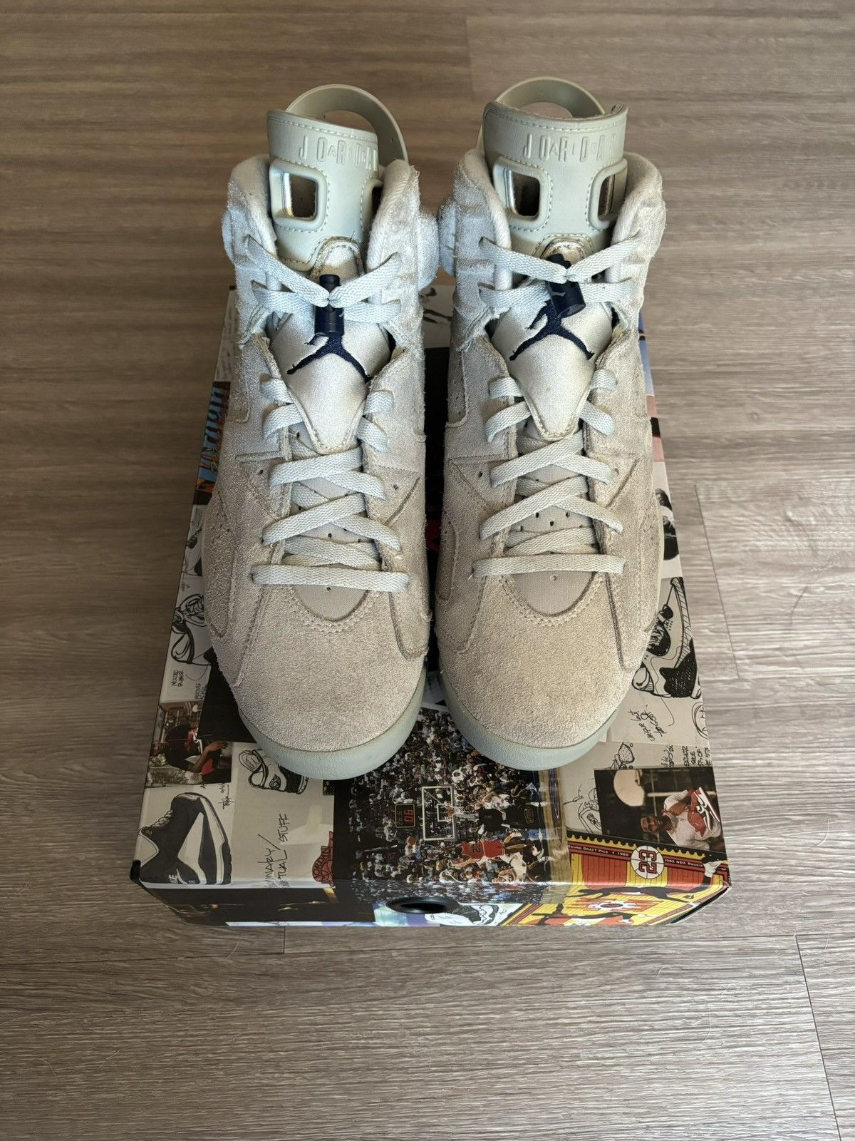 Jordan Brand × Nike Jordan 6 Georgetown Size US 10.5 / EU 43-44 - 3 Thumbnail