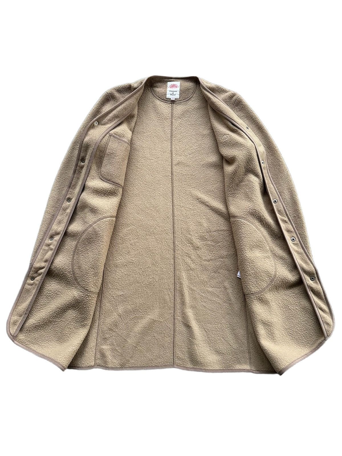 Danton Danton Vetements Collarless Fleece Button Jacket Size US M / EU 48-50 / 2 - 5 Thumbnail