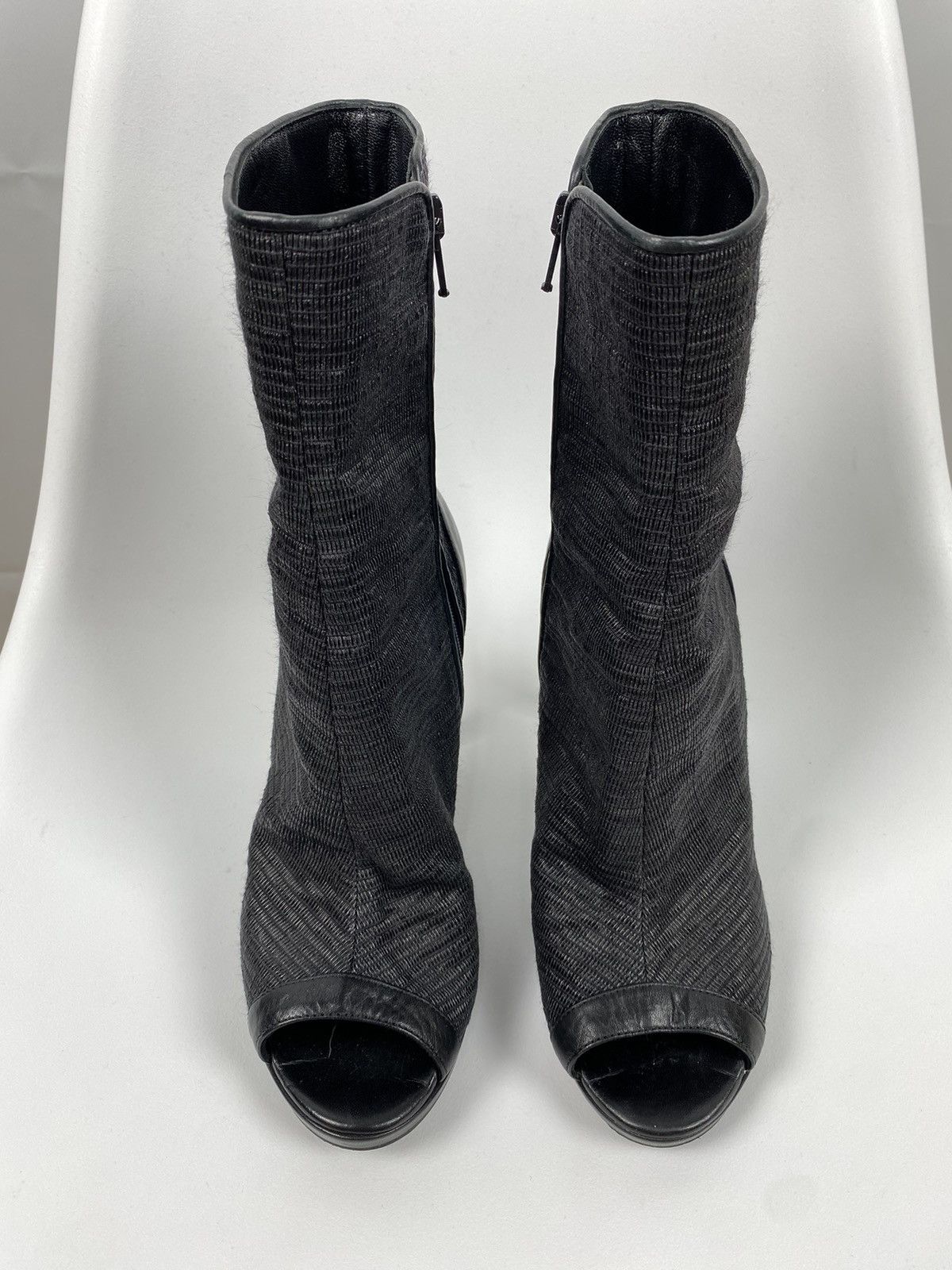 Other Marc Cain Open Toe Boots Genuine Leather size 39 Size US 9 / IT 39 - 2 Thumbnail
