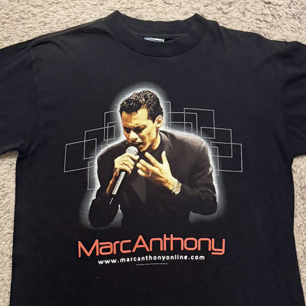 Vintage Vintage 1998 Marc Anthony Latino Singer Tour Tee L Size US L / EU 52-54 / 3 - 3 Thumbnail