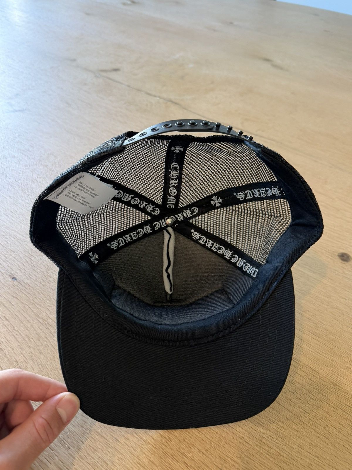 Chrome Hearts CHROME HEARTS MALIBU Exclusive Logo Trucker Hat DS Size ONE SIZE - 2 Thumbnail