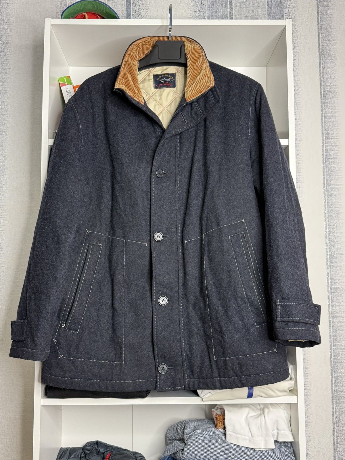 Paul & Shark Vintage Paul&Shark Wool Heavy Coat Navy Blue size M Size US L / EU 52-54 / 3 - 4 Thumbnail