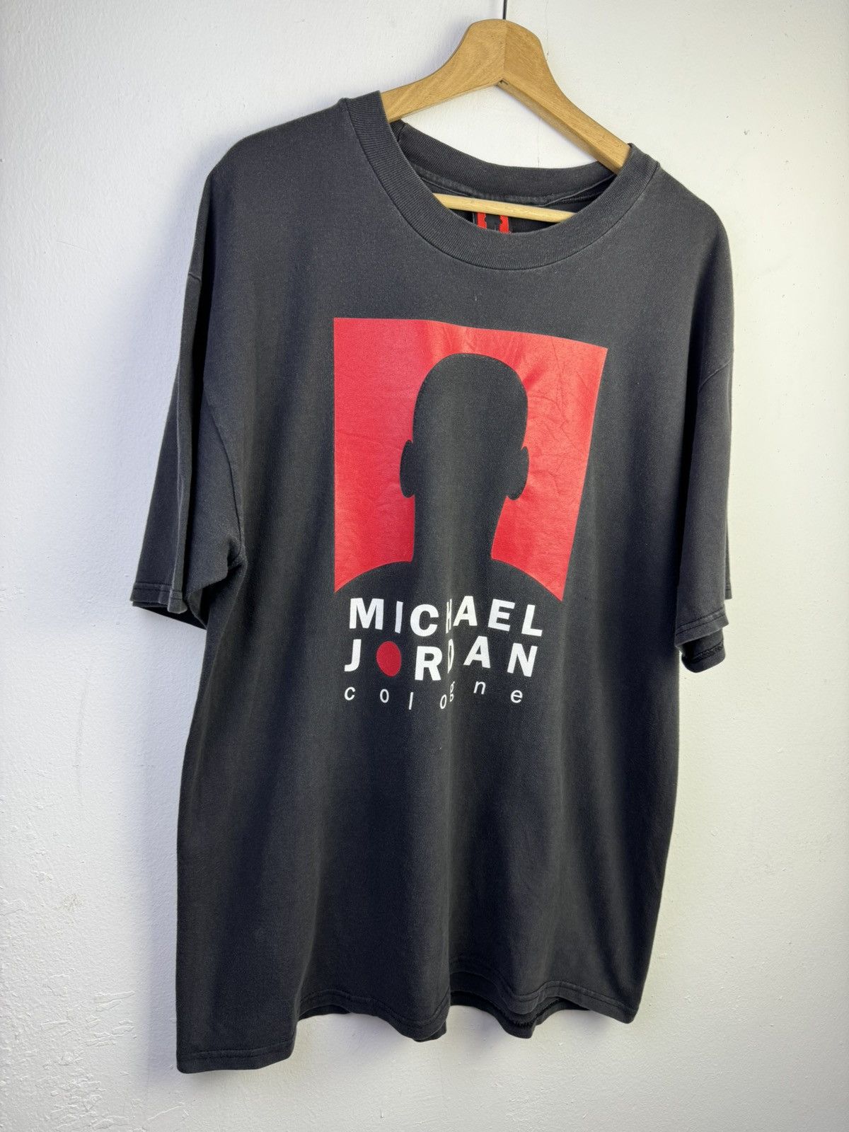 Vintage vintage 90's Michael Jordan Cologne promo T-shirt in black Size US L / EU 52-54 / 3 - 2 Thumbnail
