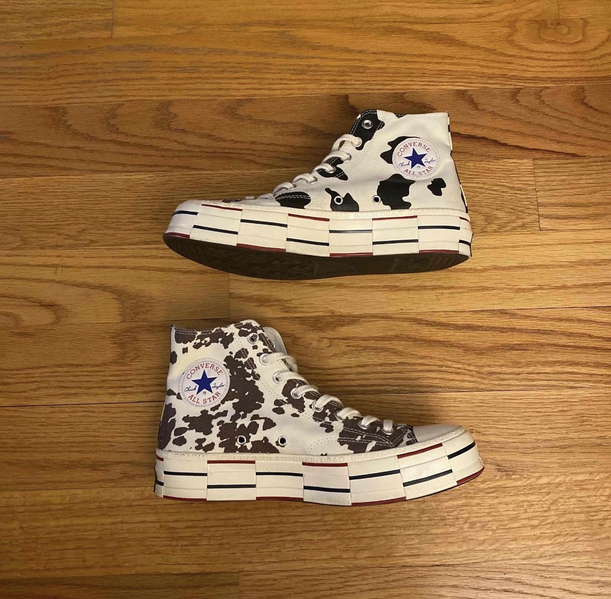 Brain Dead × Converse Brain Dead X Converse Chuck 70 Cow Print 169946C Men's Sz 9 Size US 9 / EU 42 - 2 Thumbnail