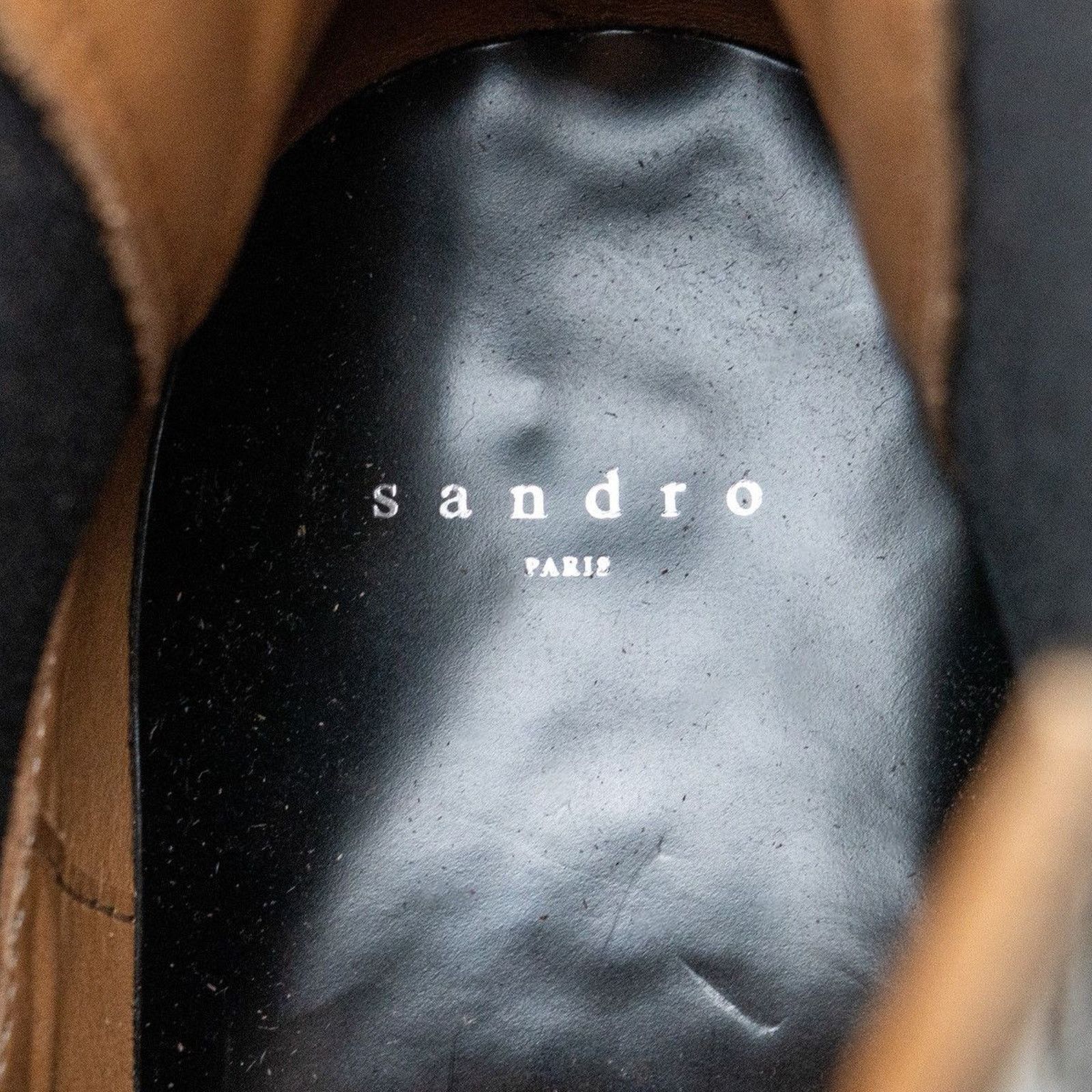 Sandro Sandro paris classic mens black leather chelsea boots Size US 10 / EU 43 - 9 Thumbnail