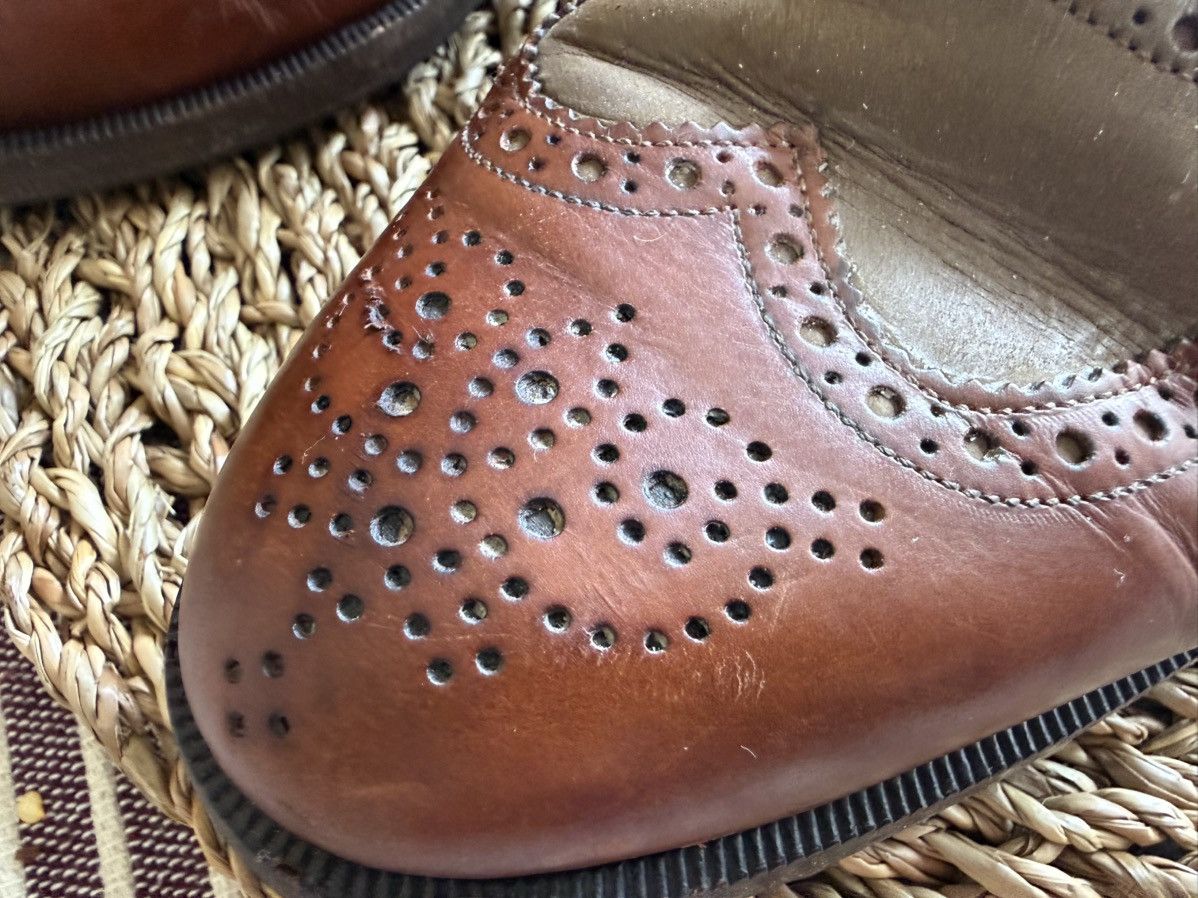 Bruno Magli `Bruno Magli Italy Two-Tone Brogue Heritage Leather 10.5` Size US 10.5 / EU 43-44 - 5 Thumbnail