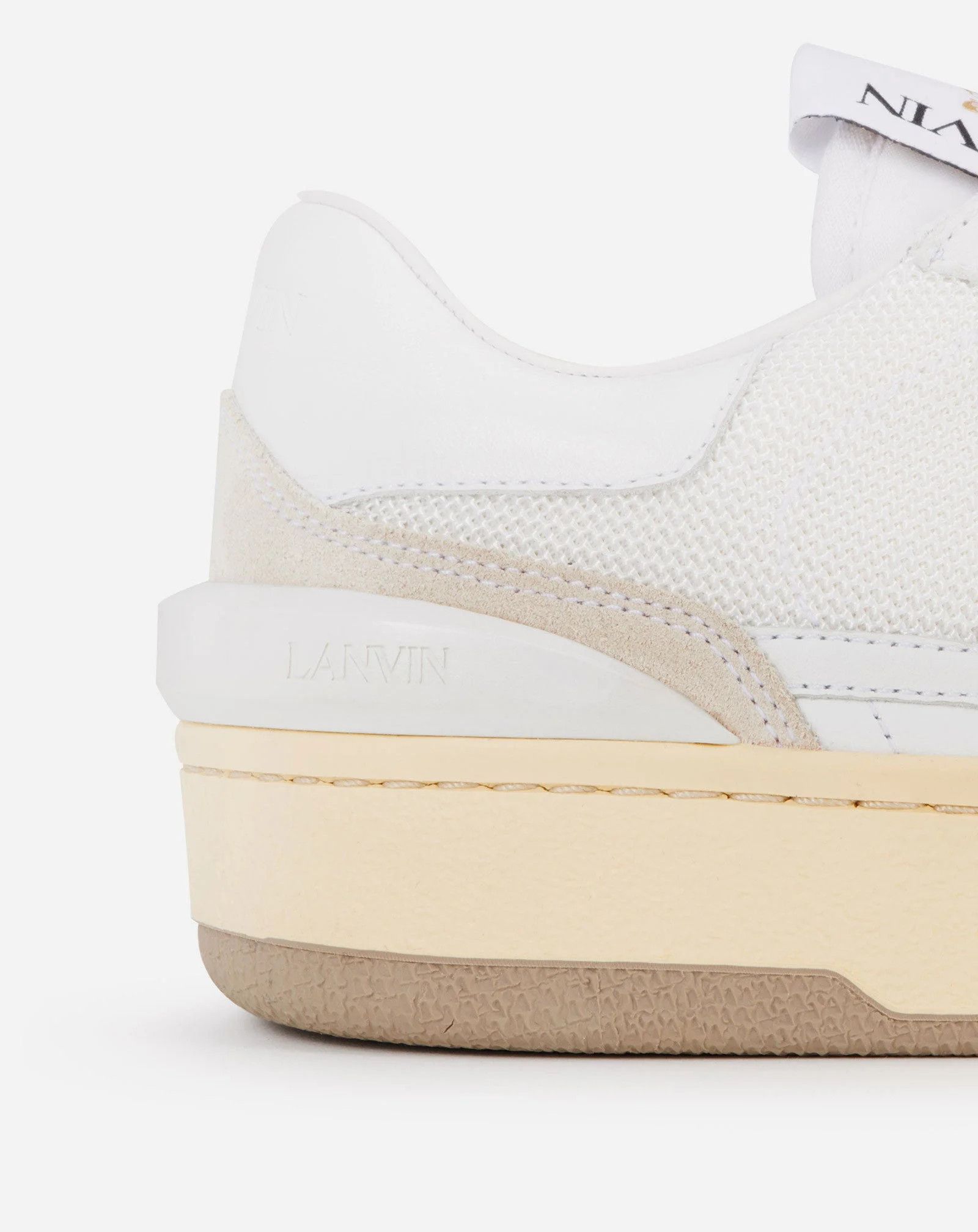 Lanvin os11x0526 Clay Mesh Sneakers in White/Beige Size US 10 / EU 43 - 5 Thumbnail