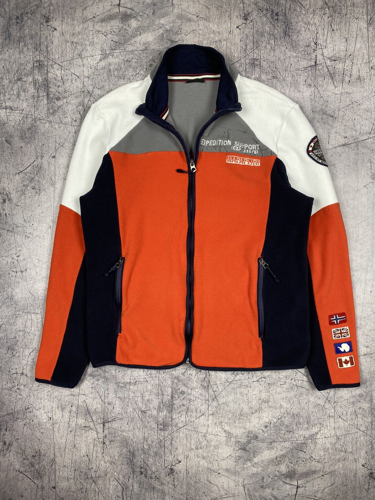 Napapijri Vintage Napapijri Expedition Support Fleece Jacket Size US XL / EU 56 / 4 - 2 Thumbnail