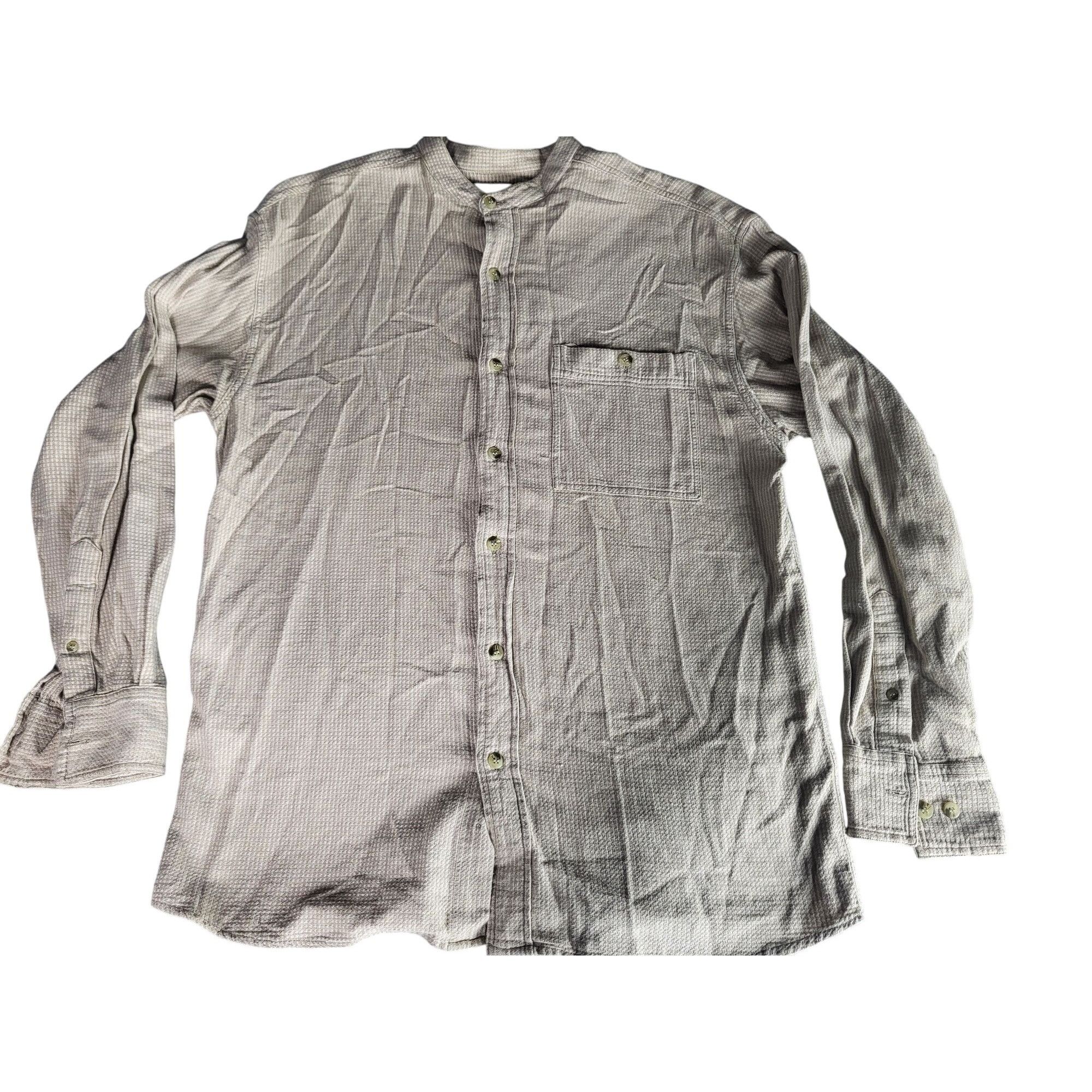 Wrangler Wrangler Western Shirts Men Sz M Waffle Knit Brown Button Do Size US M / EU 48-50 / 2 - 1 Thumbnail
