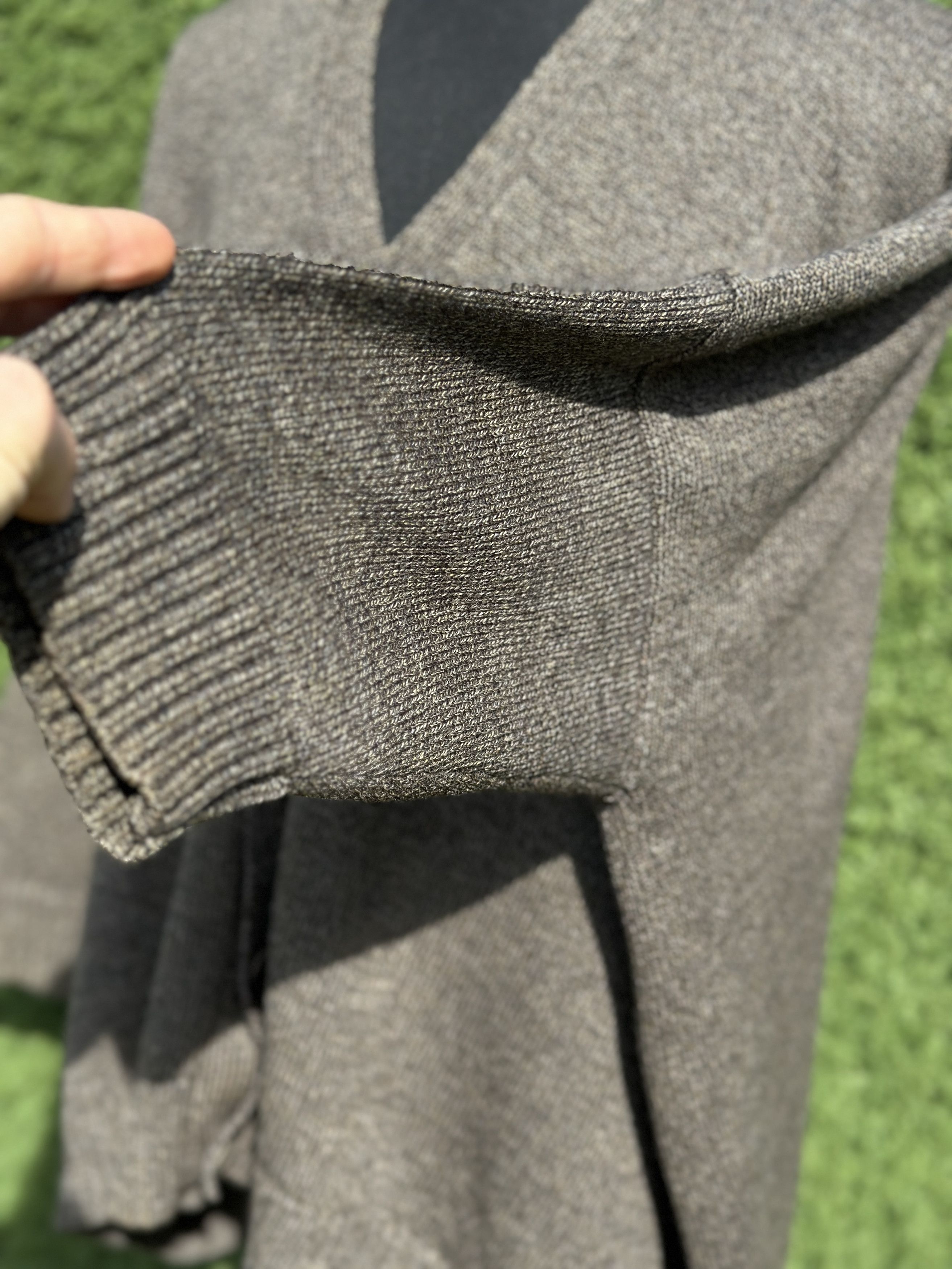 eskandar Eskandar Merino Wool Oversized Cardigan One Size Knit Size ONE SIZE - 5 Thumbnail