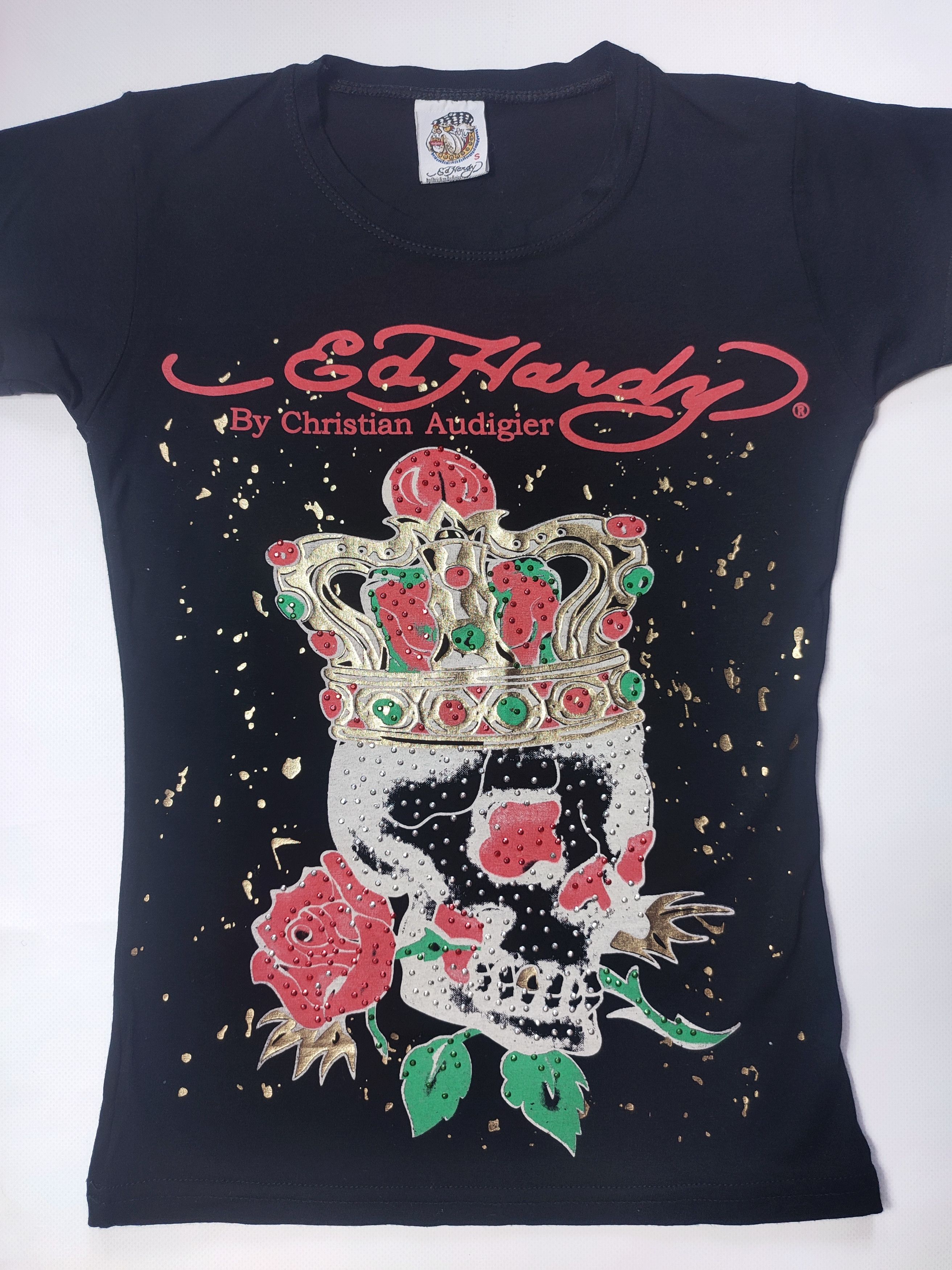 Ed Hardy Ed Hardy Skull T-shirt Size S / US 4 / IT 40 - 1 Thumbnail