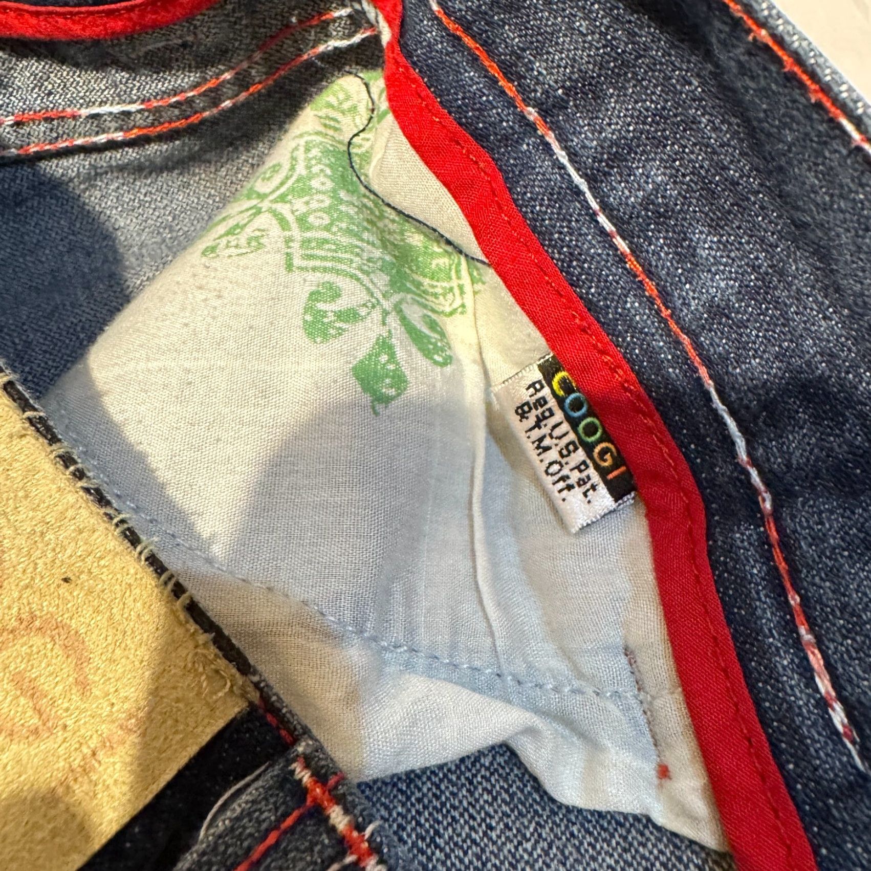 Coogi VINTAGE COOGI Jeans 34x32 5-Pocket Denim Straight Inseam 32 Hawaiian Y2K Embroidered Back Pocket Men Men’s Size US 34 / EU 50 - 5 Thumbnail