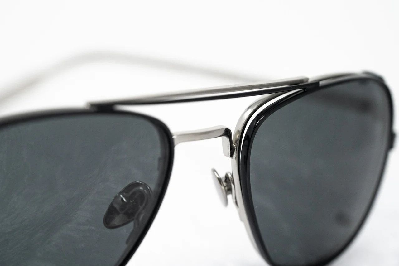 Dior Kris Van Assche Sunglasses Rectangular Black and Grey Size ONE SIZE - 7 Thumbnail