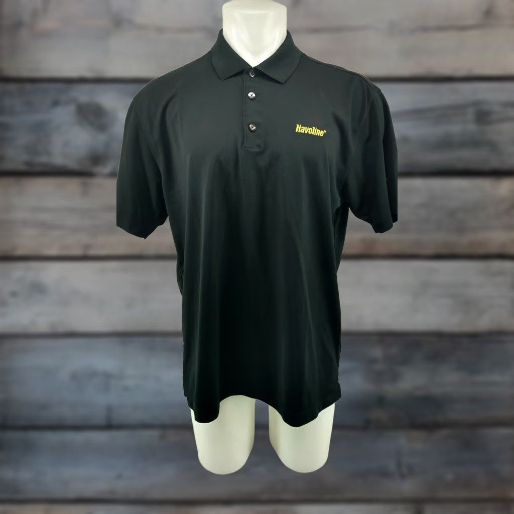 Nike Nike Golf Polo Shirt (XL) Dri-Fit Halvoline Black Short Sleeve Men’s Shirt Size US XL / EU 56 / 4 - 1 Thumbnail