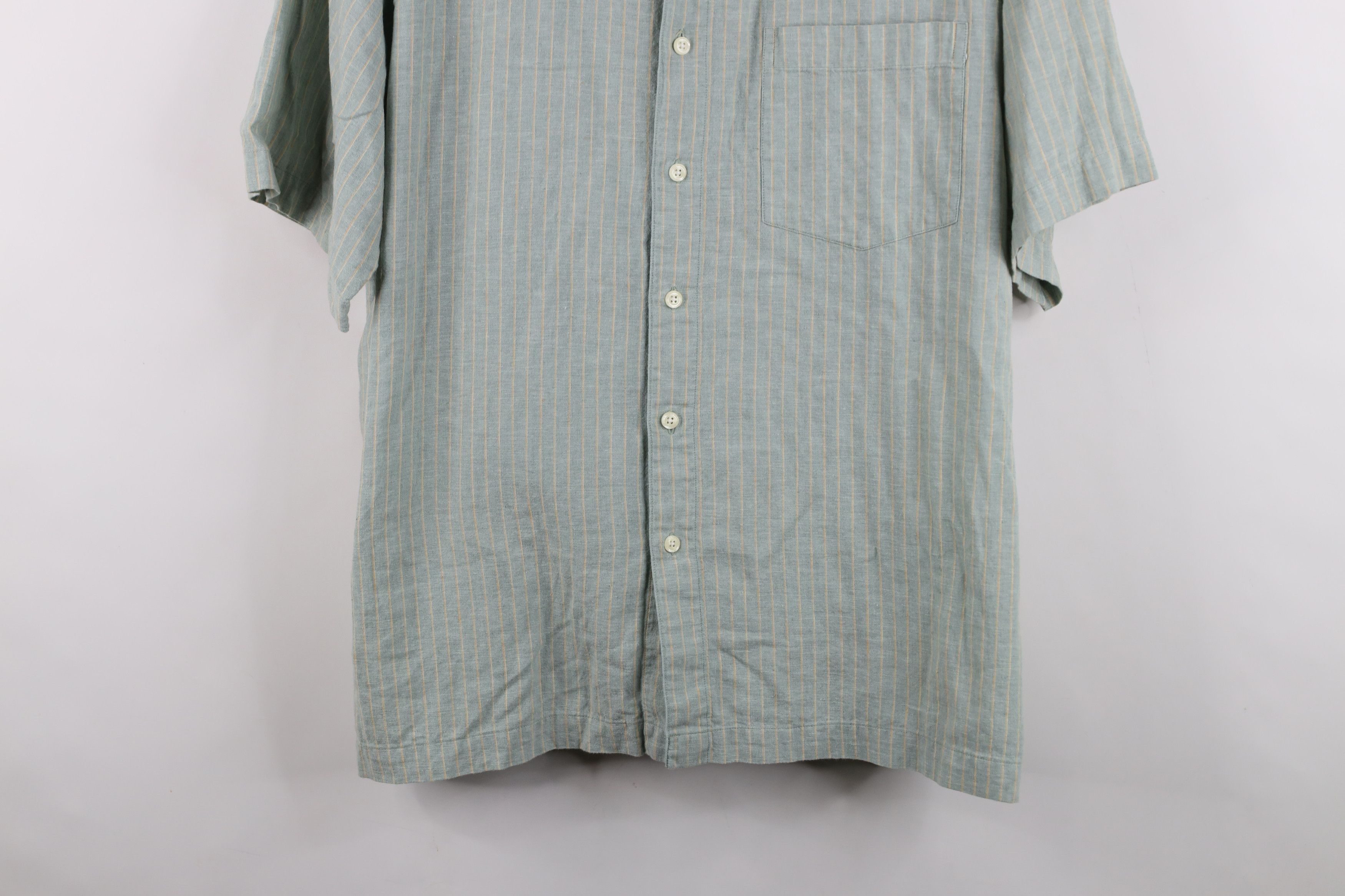 Vintage Vintage 90s Streetwear Striped Short Sleeve Button Shirt Size US XL / EU 56 / 4 - 3 Thumbnail