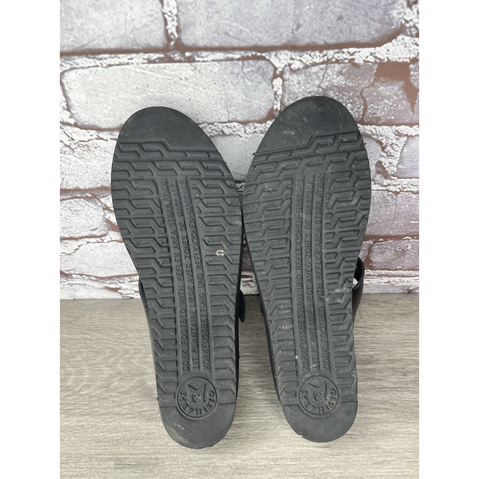 Mephisto Mephisto Black Patent Leather Buckle Wedge Sandals Women’s S Size US 7.5 / IT 37.5 - 21 Thumbnail