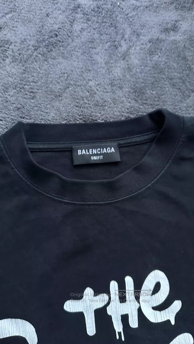 Balenciaga Balenciaga Simpsons Short Sleeve Black T Size US L / EU 52-54 / 3 - 2 Thumbnail