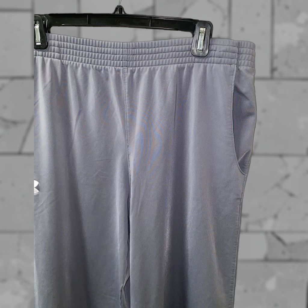 Under Armour Under Armour Mens Gray Athletic Stretch Pants Size 32 - 32 in Inseam 30 - Regular Fit Athletic Pants for Men with Drawstring Waist Size US 32 / EU 48 - 1 Thumbnail