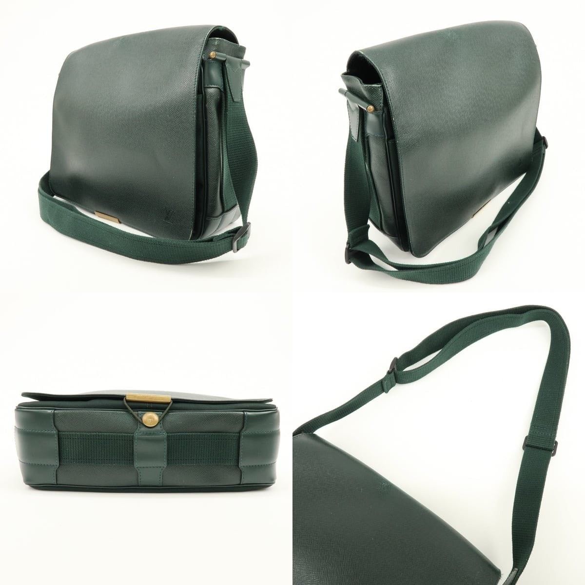 Louis Vuitton Louis Vuitton Taiga Victor Messenger Bag Green Size ONE SIZE - 3 Thumbnail