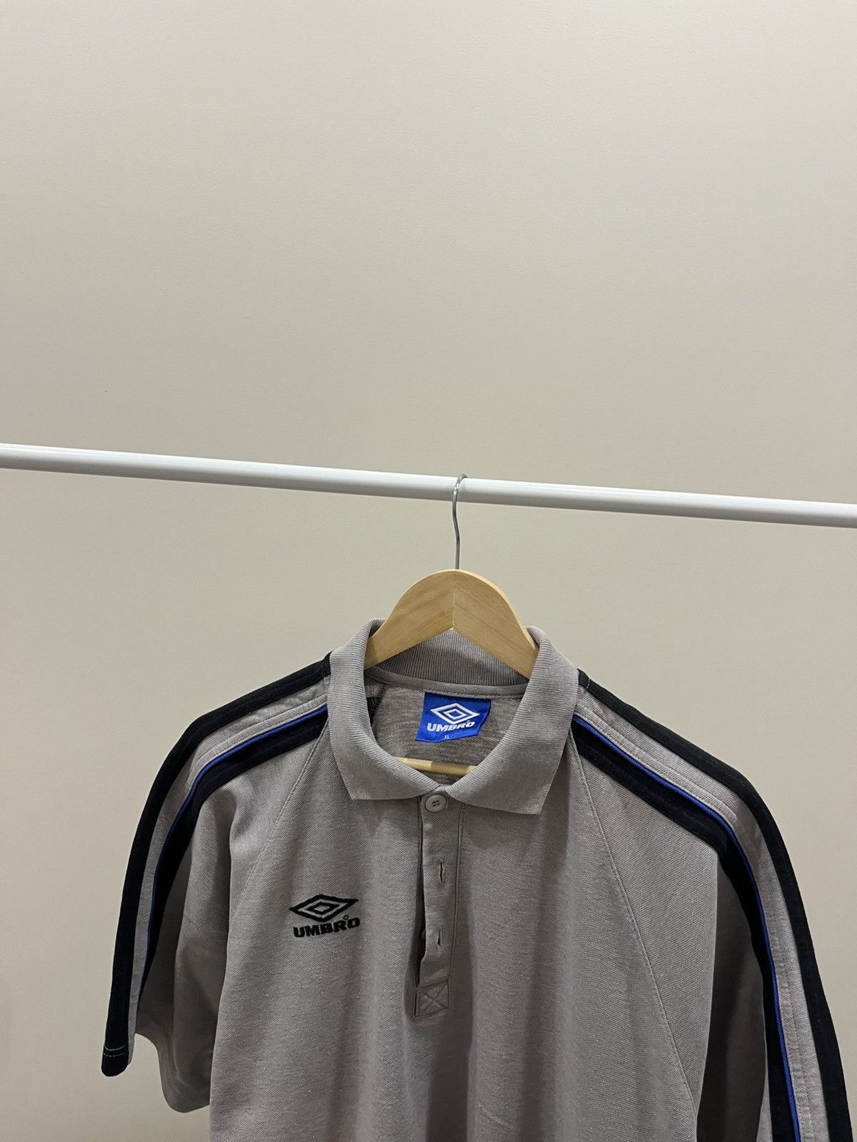 Umbro Umbro Vintage Polo Shirt Spellout Collar Rare y2k Size US XL / EU 56 / 4 - 2 Thumbnail
