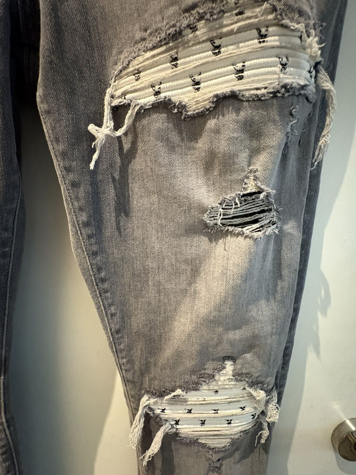 Amiri Amiri Playboy MX1 Grey Jeans Size US 36 / EU 52 - 16 Thumbnail