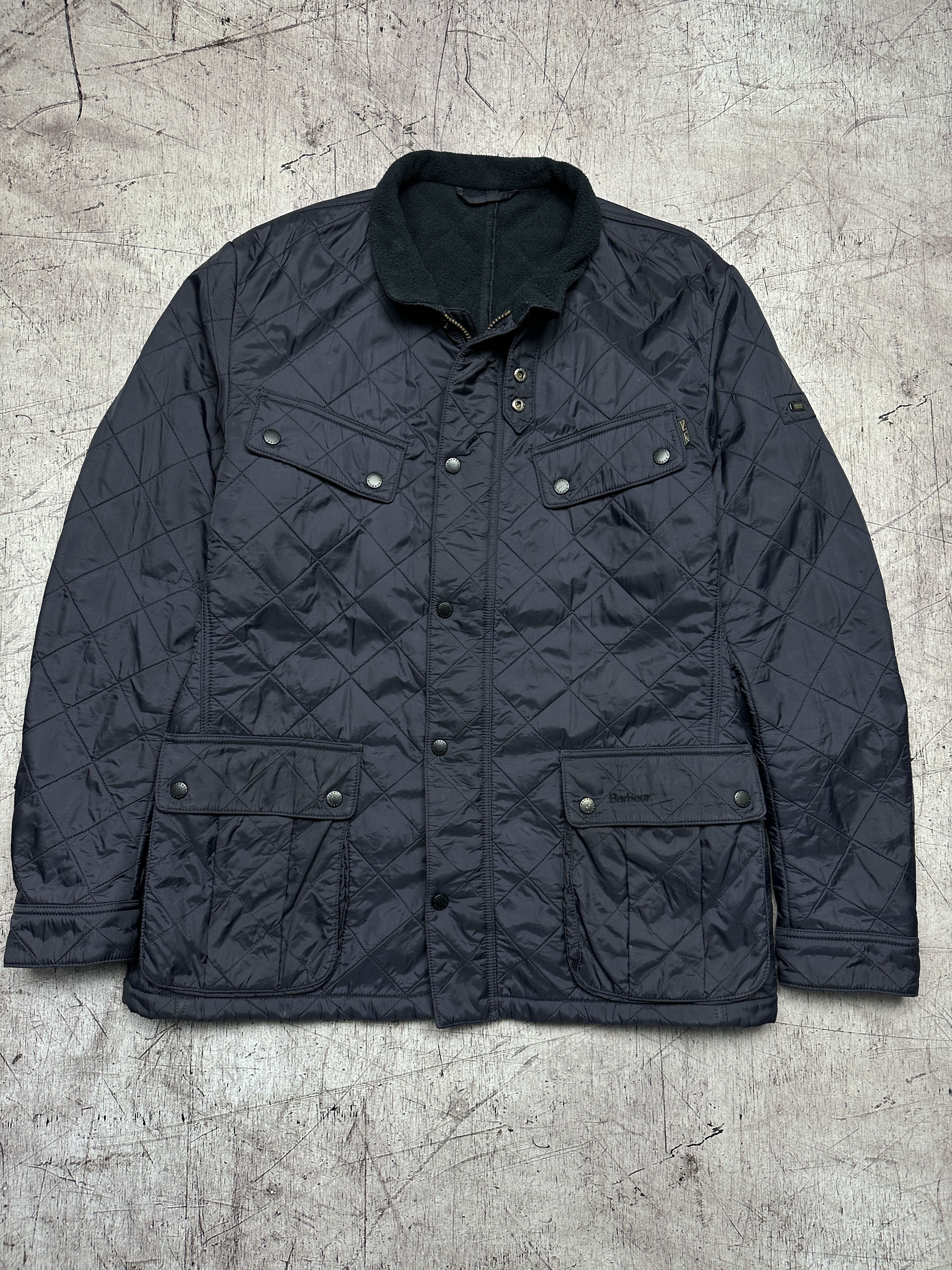 Barbour × Vintage Barbour International Mens Ariel Polarquilt Quilted Jacket Size US XXL / EU 58 / 5 - 1 Thumbnail