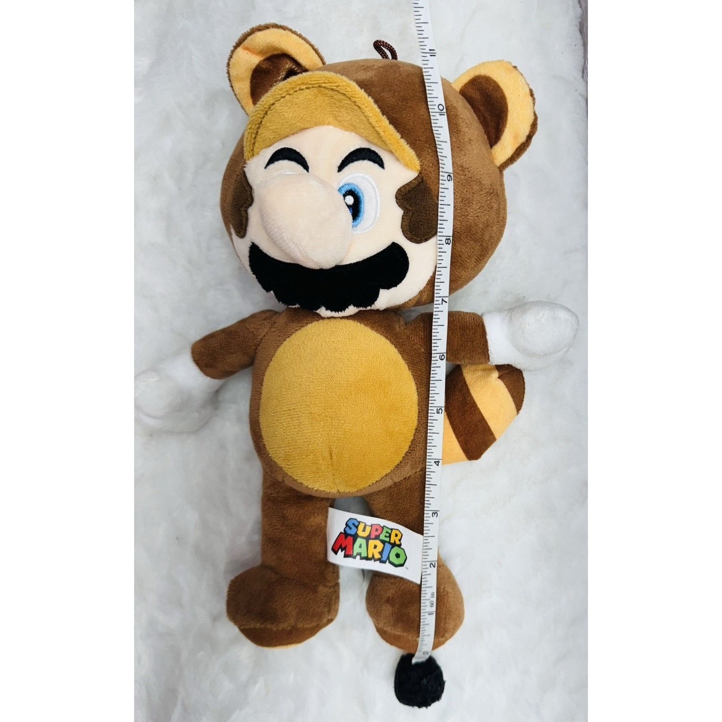 Nintendo SUPER MARIO BROS - MARIO Brown Racoon Suit Plush 11" Nintend Size ONE SIZE - 14 Thumbnail