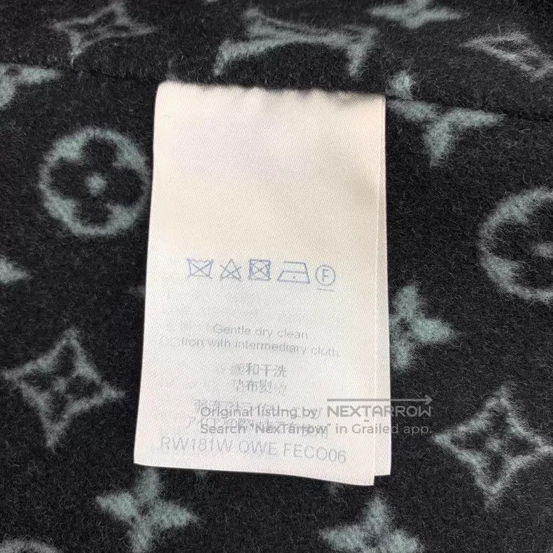 Louis Vuitton Louis Vuitton Black lining logo, full print, woolen lapel, Size XS / US 0-2 / IT 36-38 - 6 Thumbnail