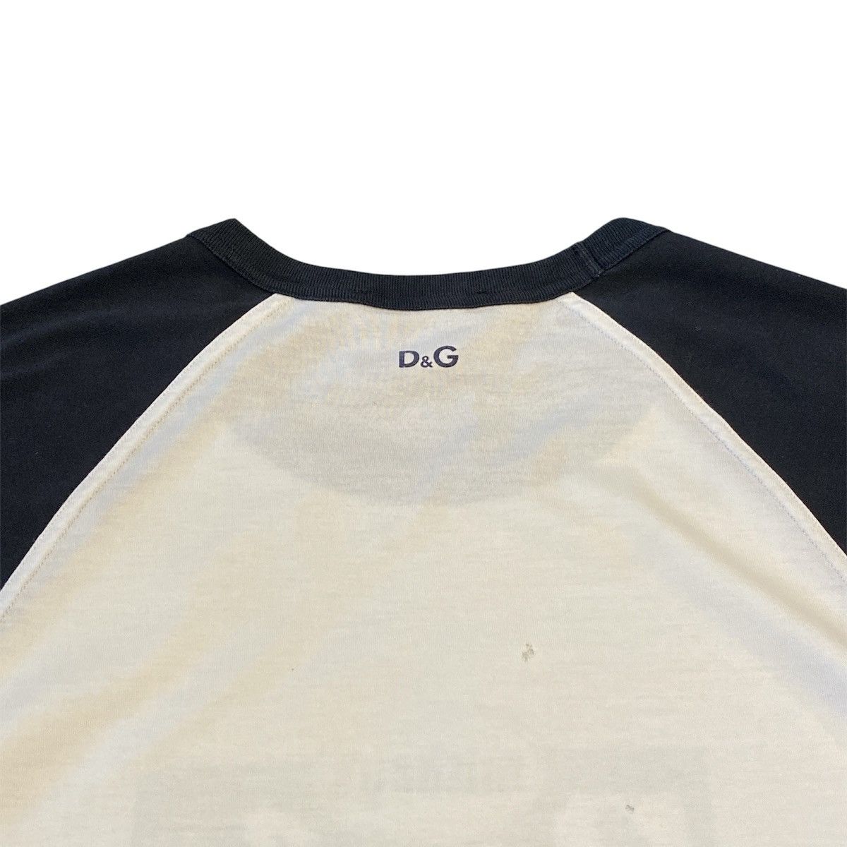 Dolce & Gabbana Dolce & Gabbana Mickey Mouse Raglan Ringer T-Shirt Size M / US 6-8 / IT 42-44 - 6 Thumbnail