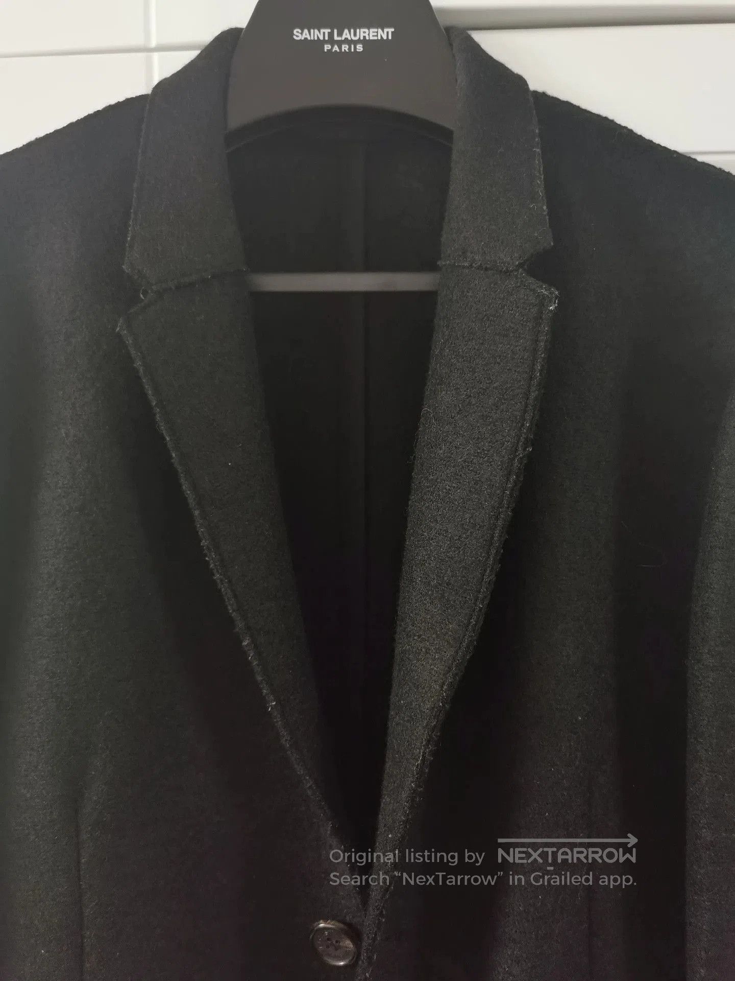 Neil Barrett Neil Barrett Wool Coat in Black. Size US M / EU 48-50 / 2 - 3 Thumbnail
