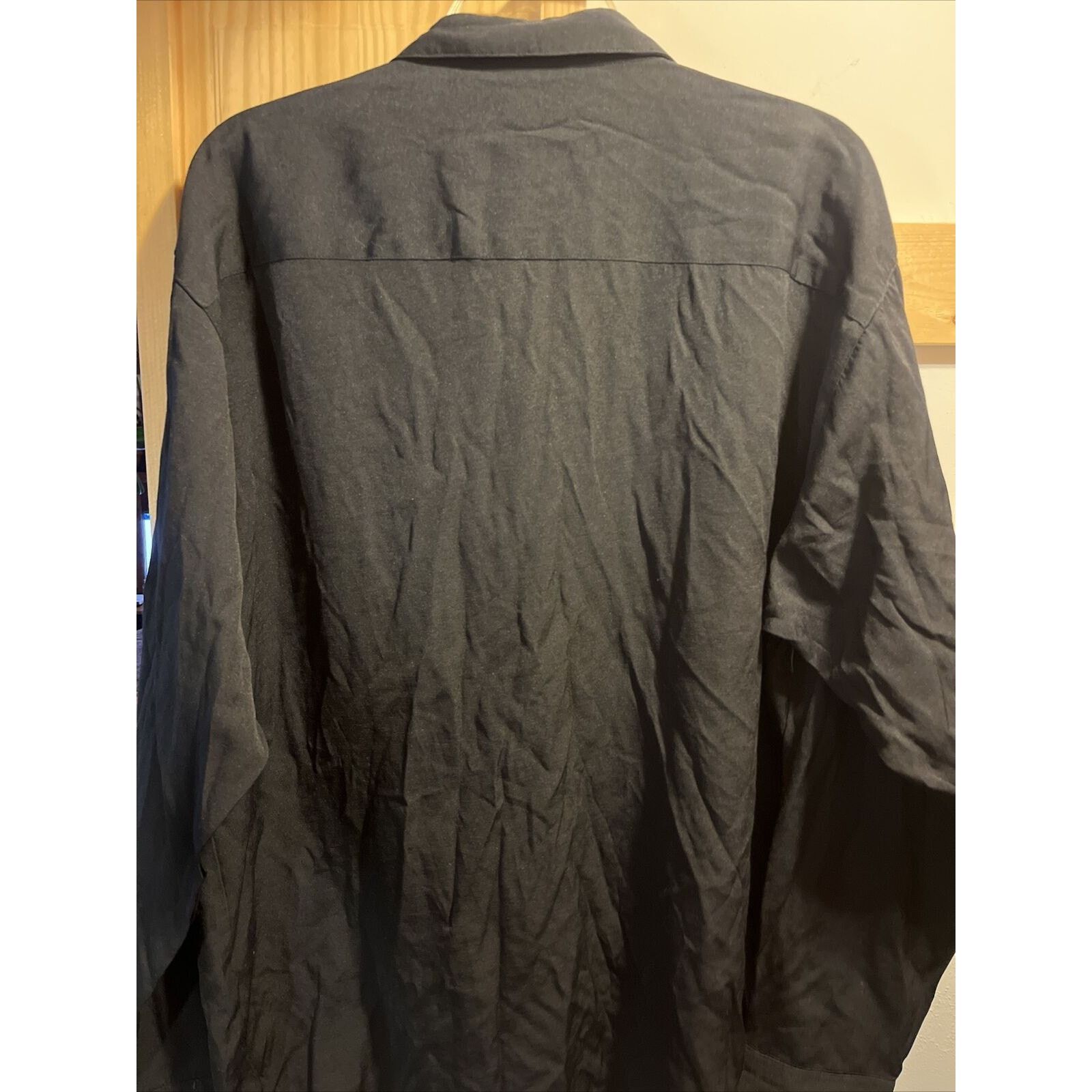 Supreme Fontelli By Supreme VTG Men’s XL Black Rayon Polyester Shirt Size US XL / EU 56 / 4 - 7 Thumbnail