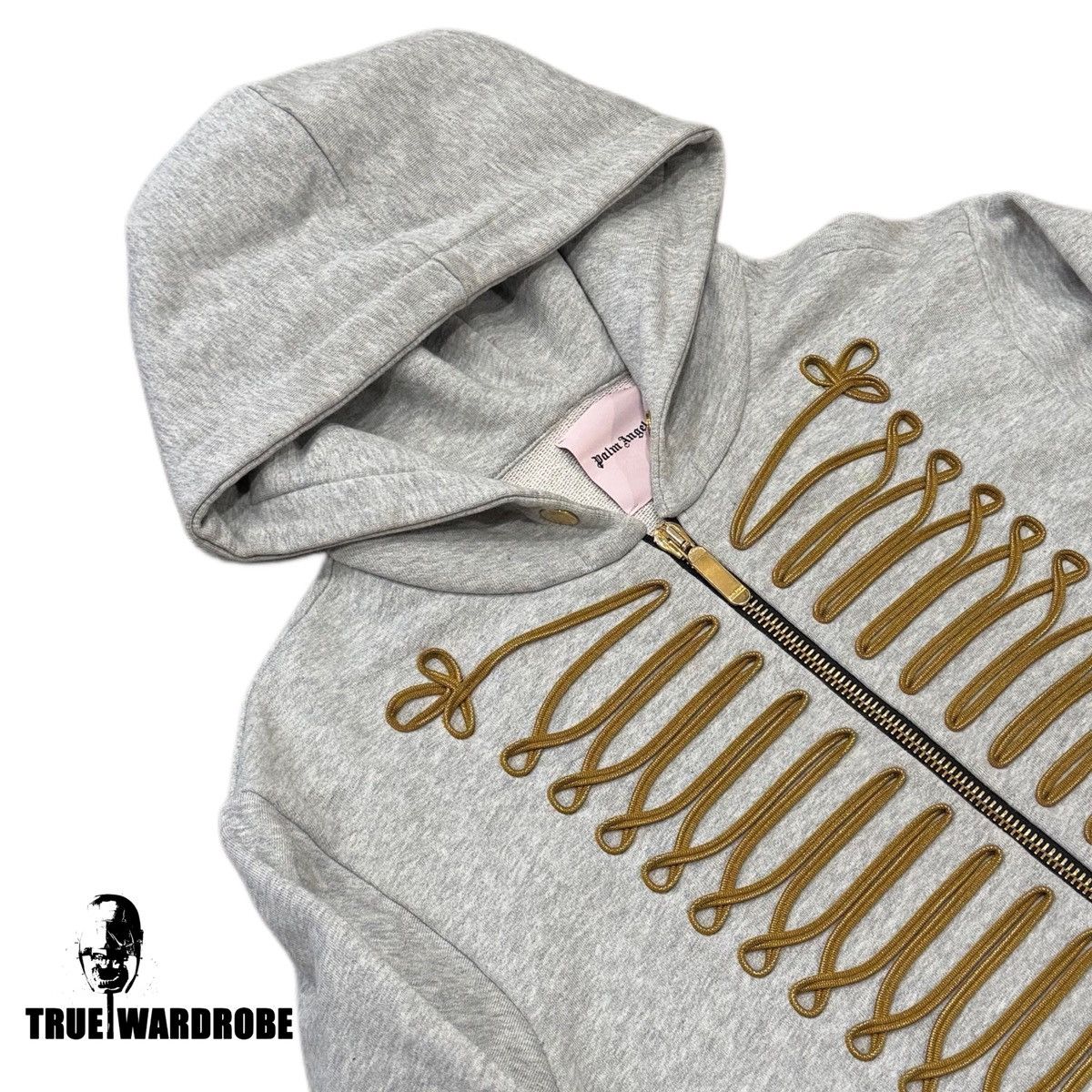 Palm Angels SS16 Palm Angels Grey Napoleon Hussar Hoodie Size US M / EU 48-50 / 2 - 2 Thumbnail