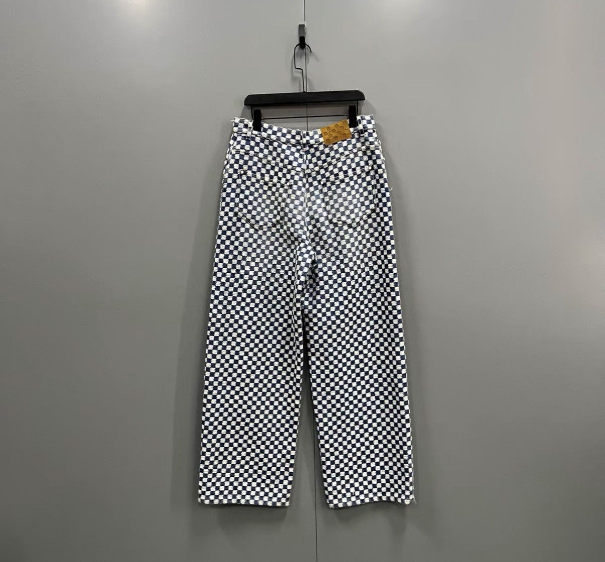 Louis Vuitton Louis Vuitton × Nigo Denim Wide-Leg Pants J41 Size 29" - 2 Thumbnail