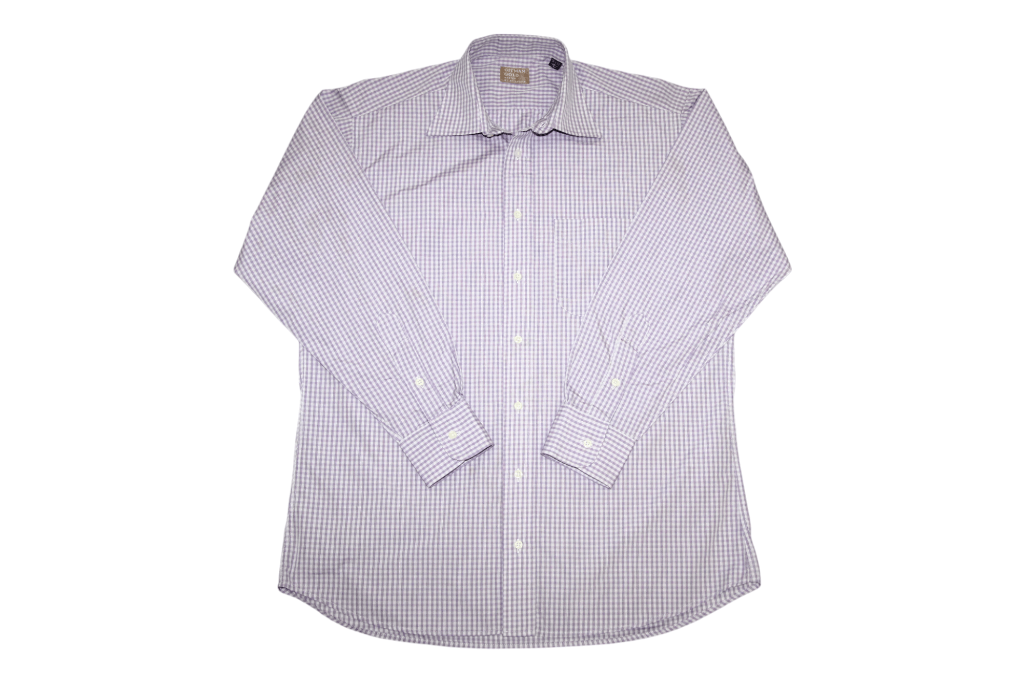 Gitman Bros. Gitman Gold USA Glen check point-collar twill casual shirt Size US L / EU 52-54 / 3 - 1 Thumbnail