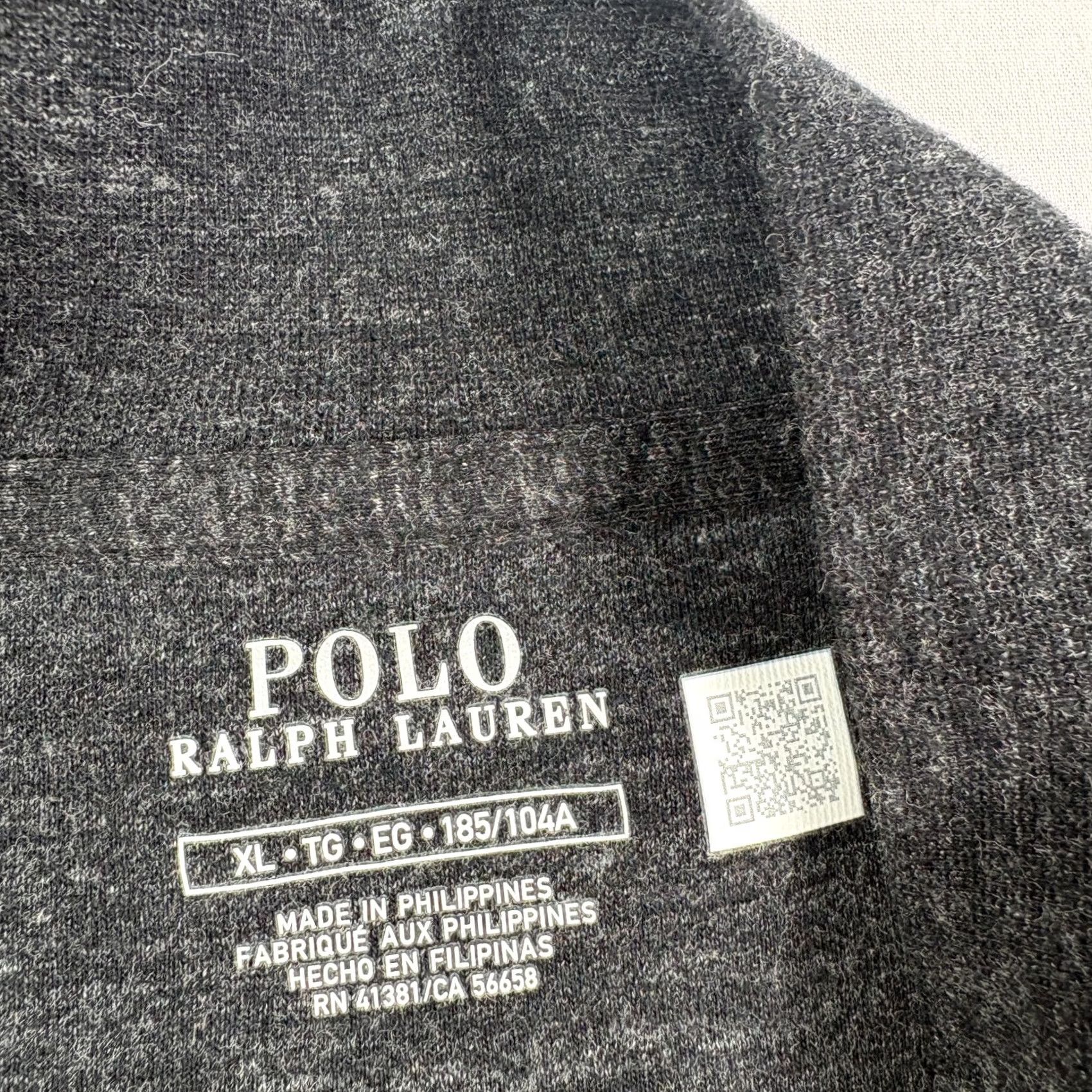 Polo Ralph Lauren Polo Ralph Lauren Mens Jacket Gray Full Zip Bomber XL Casual Mid-Length Nylon Cotton Blend Full Zip Logo Size US XL / EU 56 / 4 - 5 Thumbnail