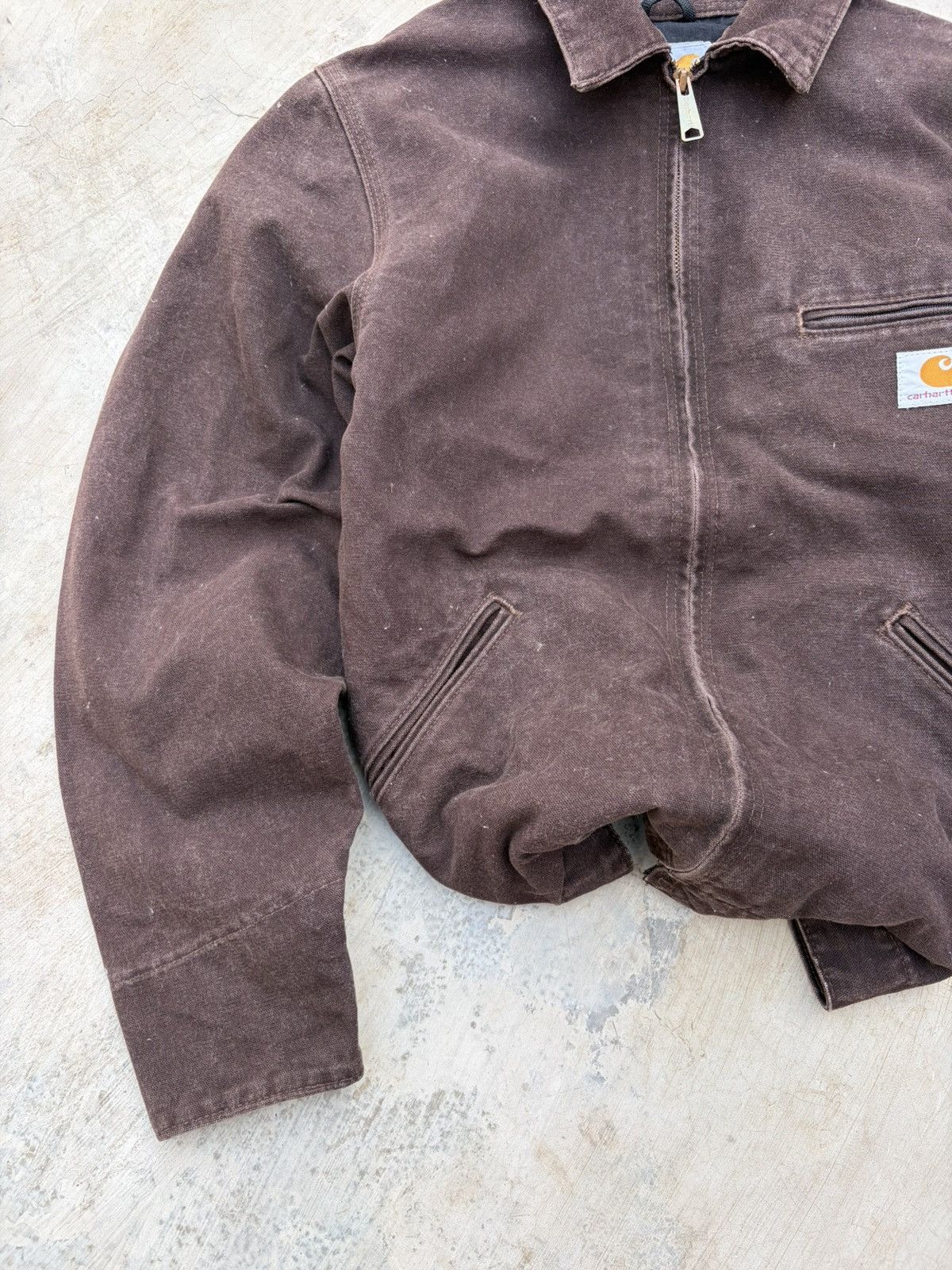 Carhartt Vintage 00s Carhartt Detroit Jacket EJ196DKB Size US S / EU 44-46 / 1 - 5 Thumbnail