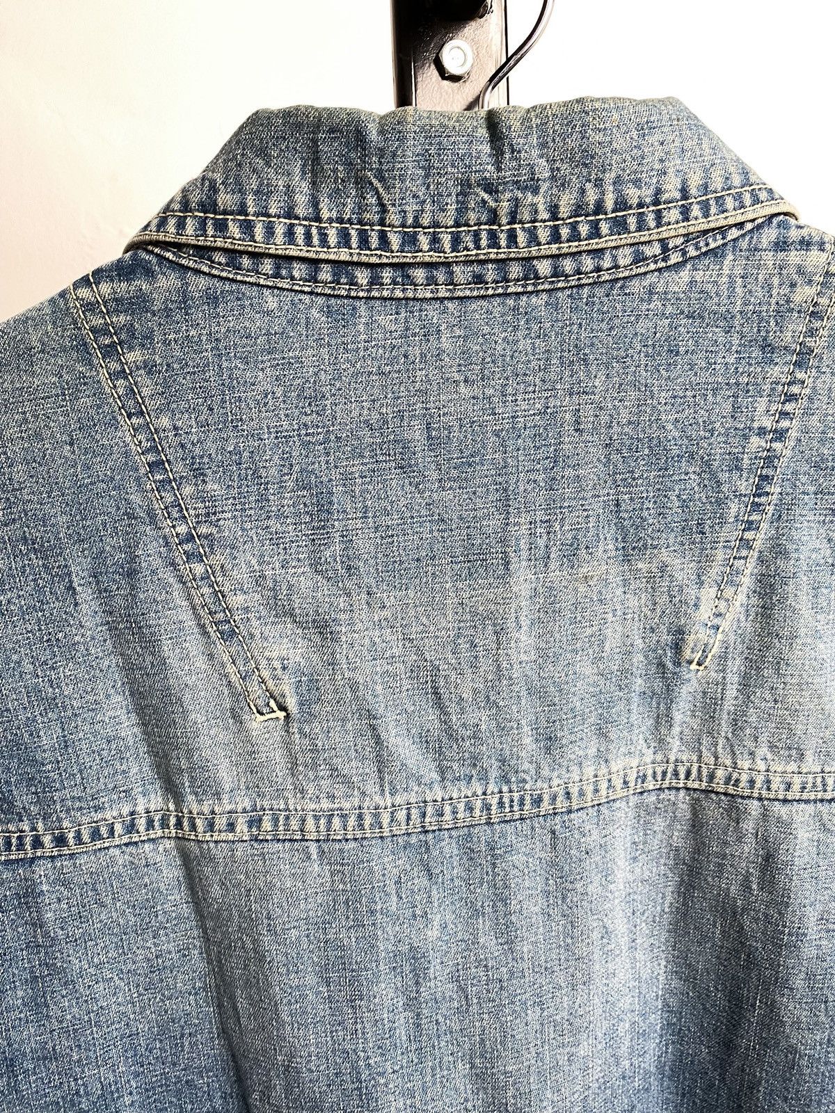 Fubu × Vintage Vintage 90's Fubu Jeans Heavy Denim Wax Jacket Size US XL / EU 56 / 4 - 8 Thumbnail