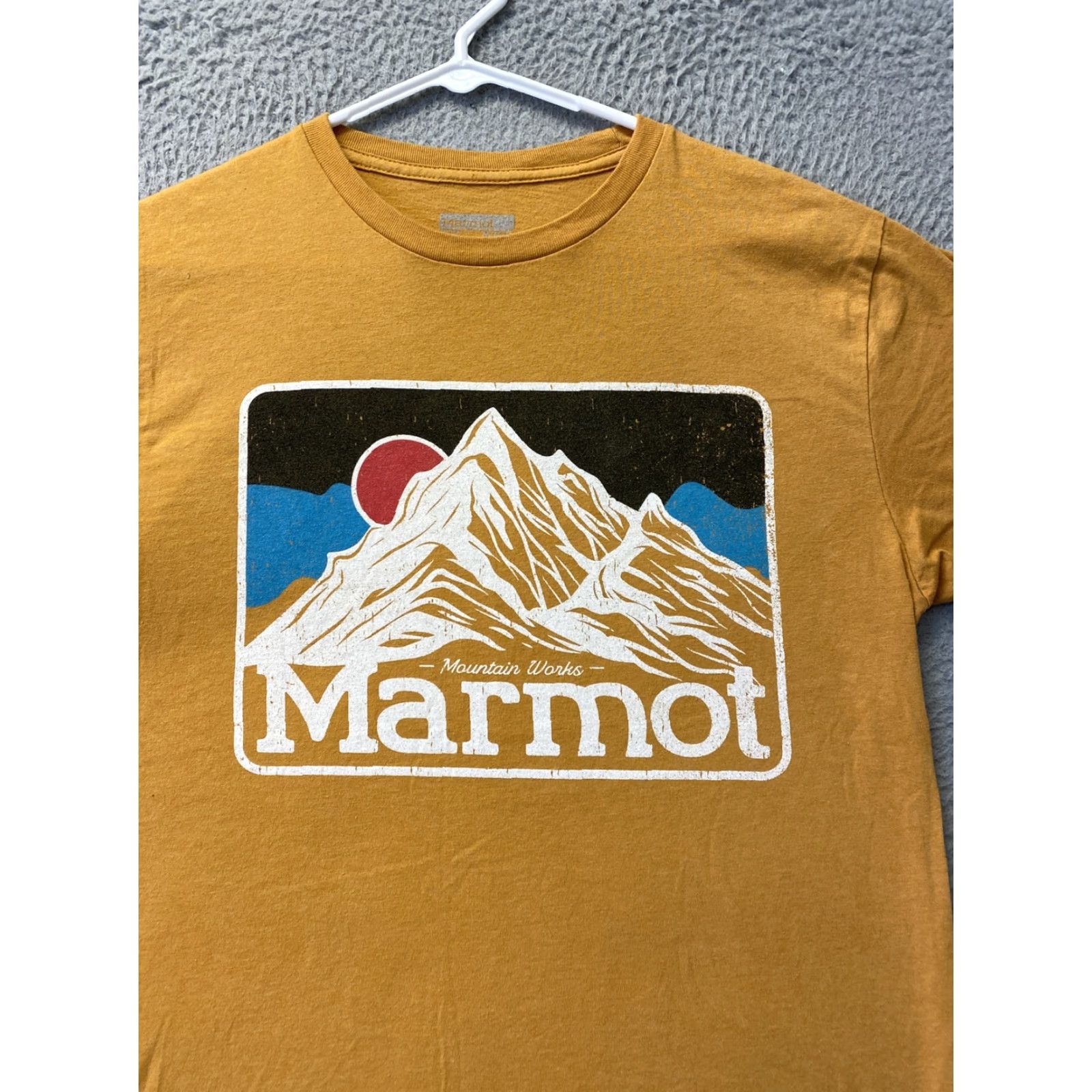 Marmot Marmot Mountain Peaks T Shirt M Graphic Mauve Crew Short Sleeve Men's /116-8 Size US M / EU 48-50 / 2 - 2 Thumbnail