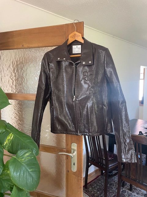 Courreges Vinyl Leather Jacket - Courrèges, Size 52 / M, New Size US M / EU 48-50 / 2 - 1 Thumbnail