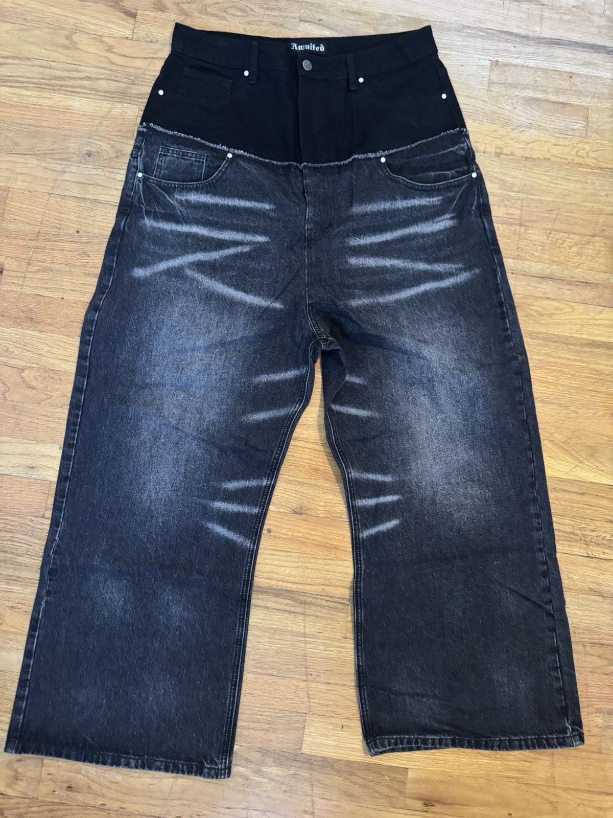 Awaited Double Waisted Denim