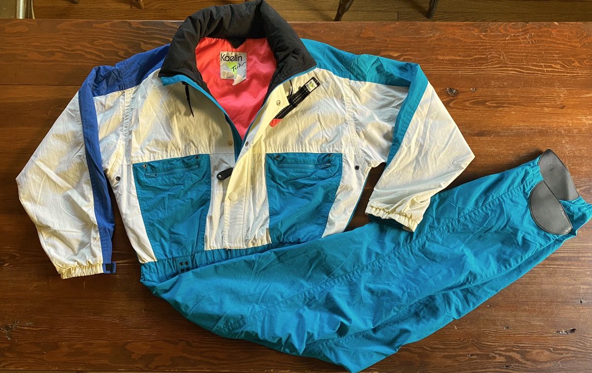 Vintage Vintage 80’s Kaelin Tech Color Block Ski Suit | Grailed